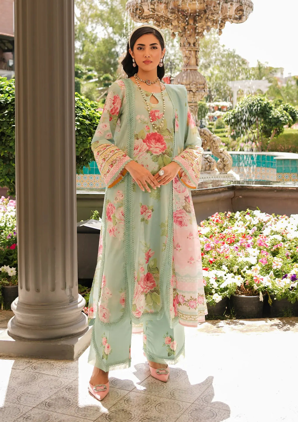 Elaf Premium | Printed Collection 24 | EEP-01A - Frostie - Official Elaf Premium stockist in UK - Sakeena London