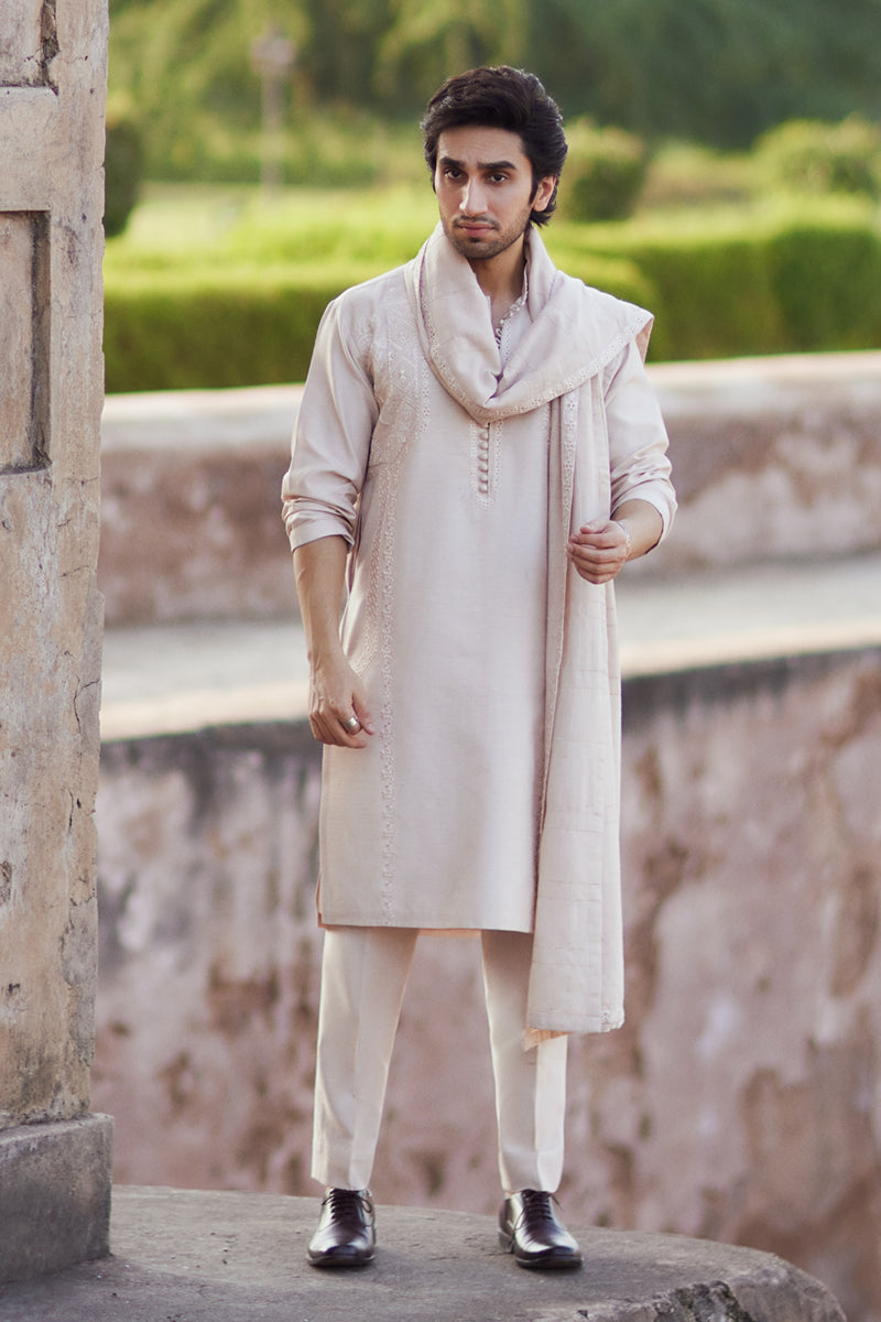 Pakistani Menswear | Qalamkar | BQ-04 - Official Qalamkar stockist in UK - Sakeena London