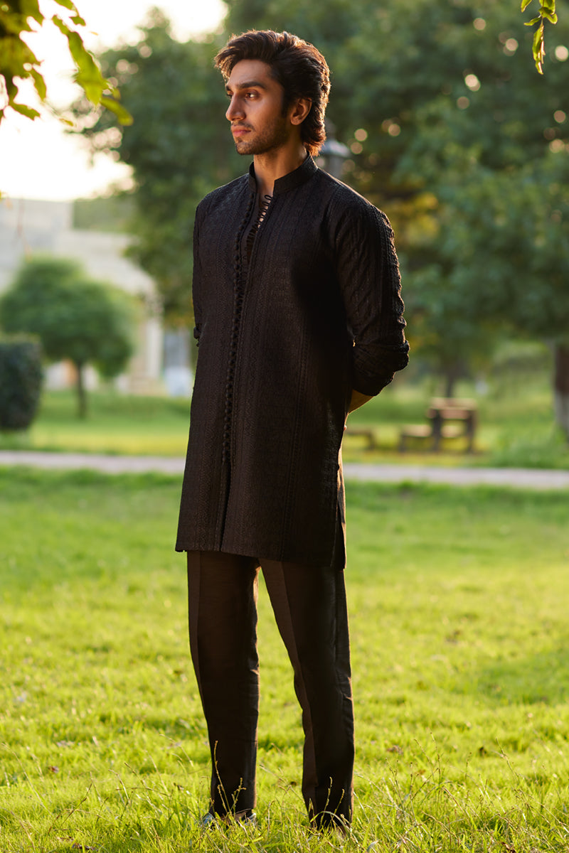 Pakistani Menswear | Qalamkar | BQ-01 - Official Qalamkar stockist in UK - Sakeena London