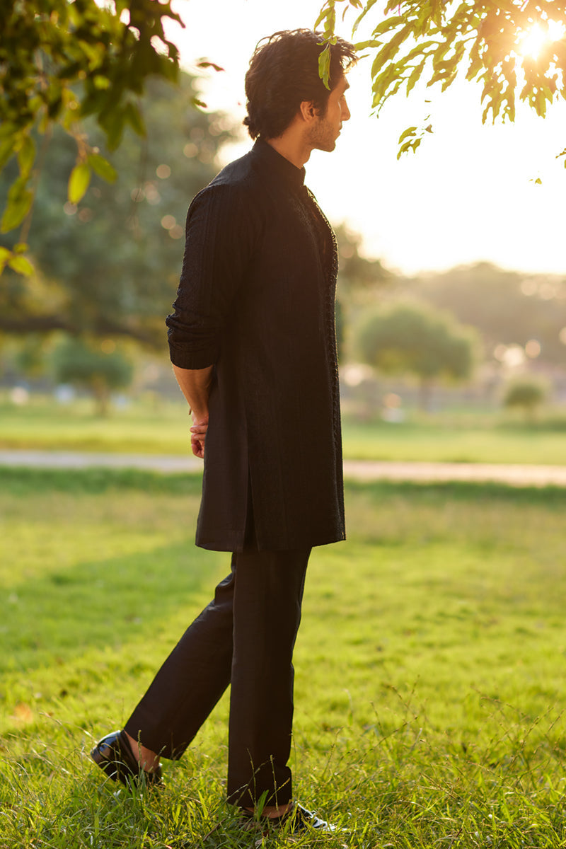 Pakistani Menswear | Qalamkar | BQ-01 - Official Qalamkar stockist in UK - Sakeena London