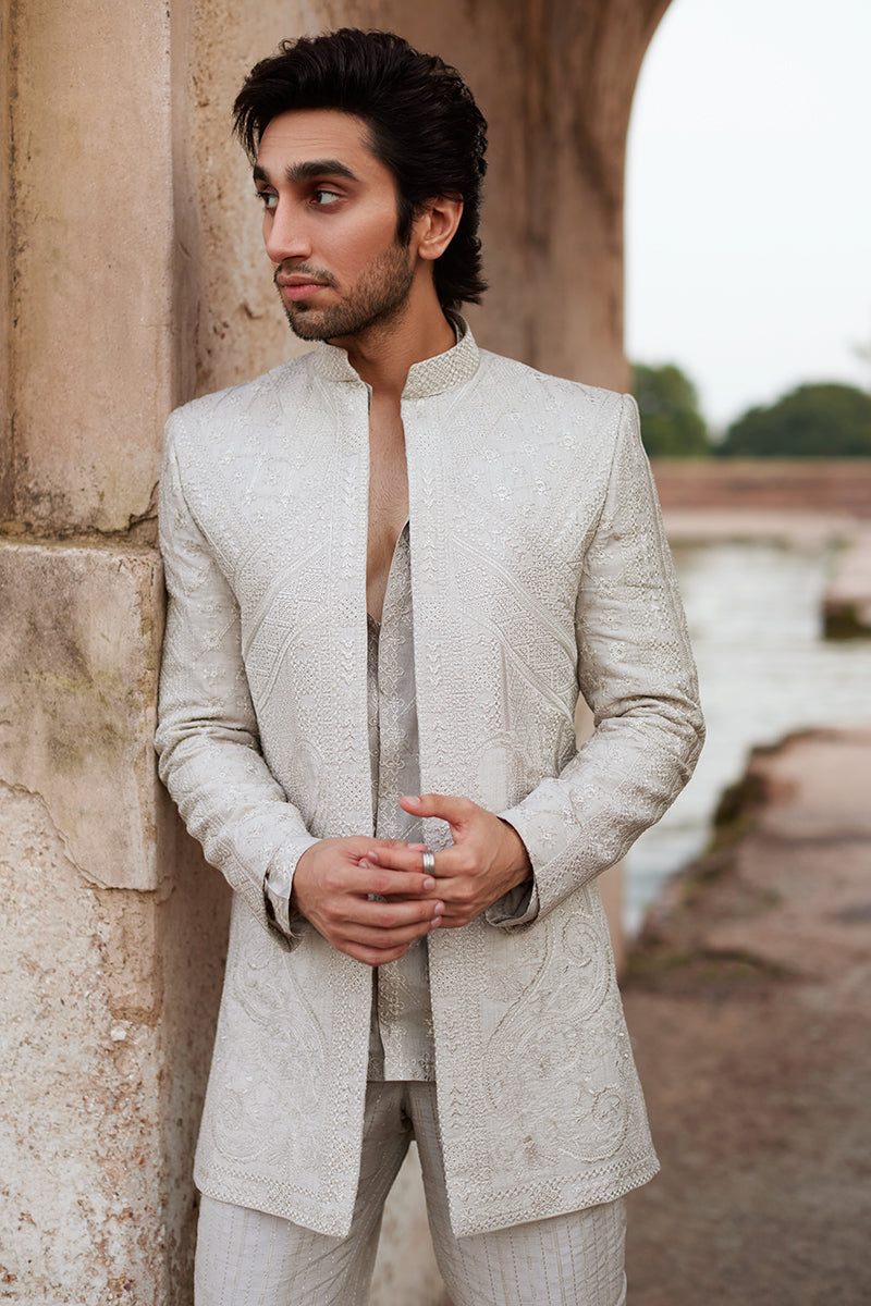 Pakistani Menswear | Qalamkar | BQ-03 - Official Qalamkar stockist in UK - Sakeena London