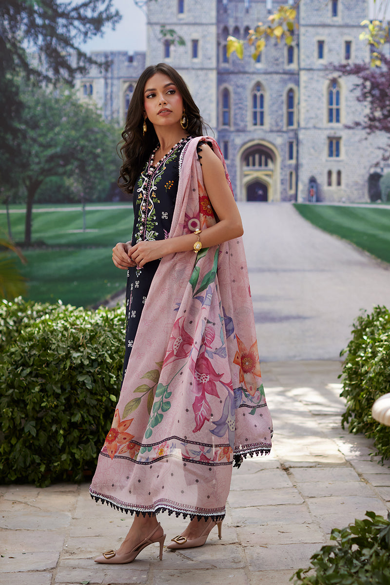 Mina Hassan | Chikankari Lawn 25 | Sasha - Official Mina Hasan stockist in UK - Sakeena London