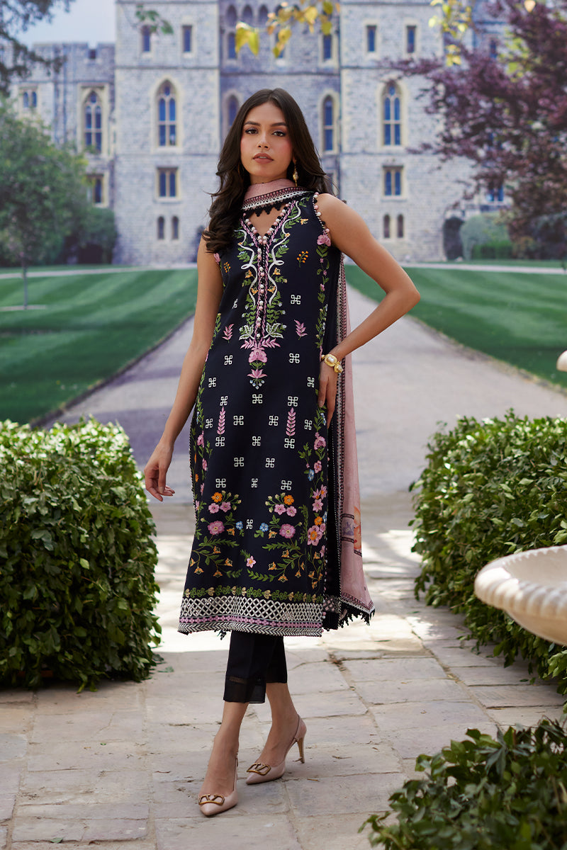 Mina Hassan | Chikankari Lawn 25 | Sasha - Official Mina Hasan stockist in UK - Sakeena London