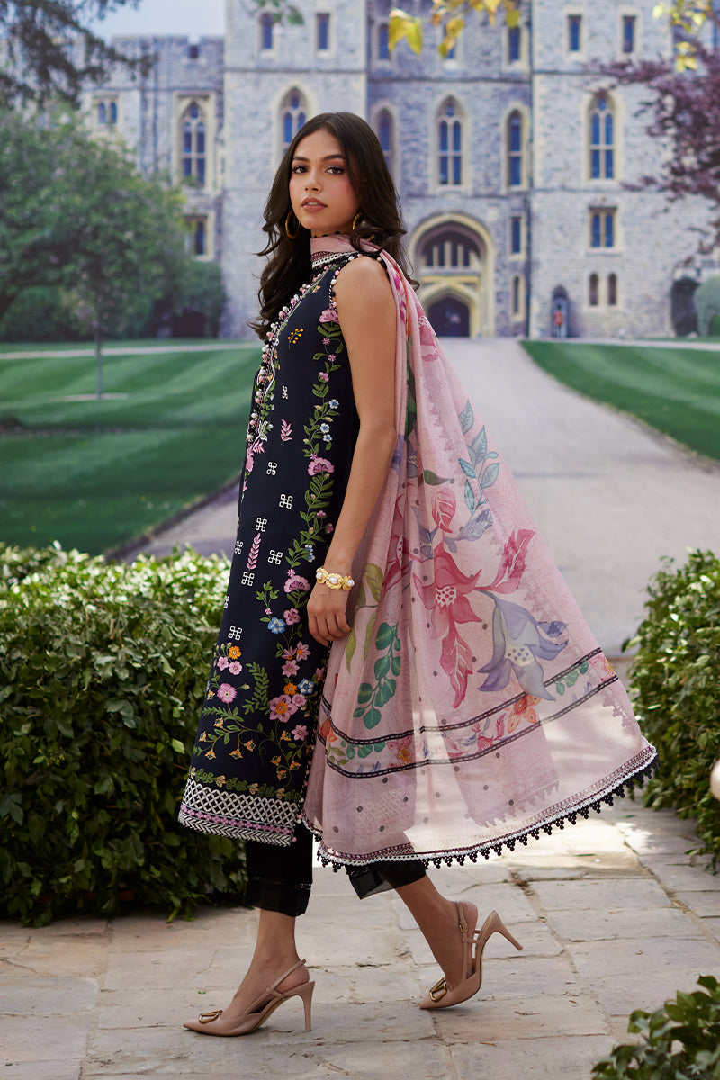 Mina Hassan | Chikankari Lawn 25 | Sasha - Official Mina Hasan stockist in UK - Sakeena London