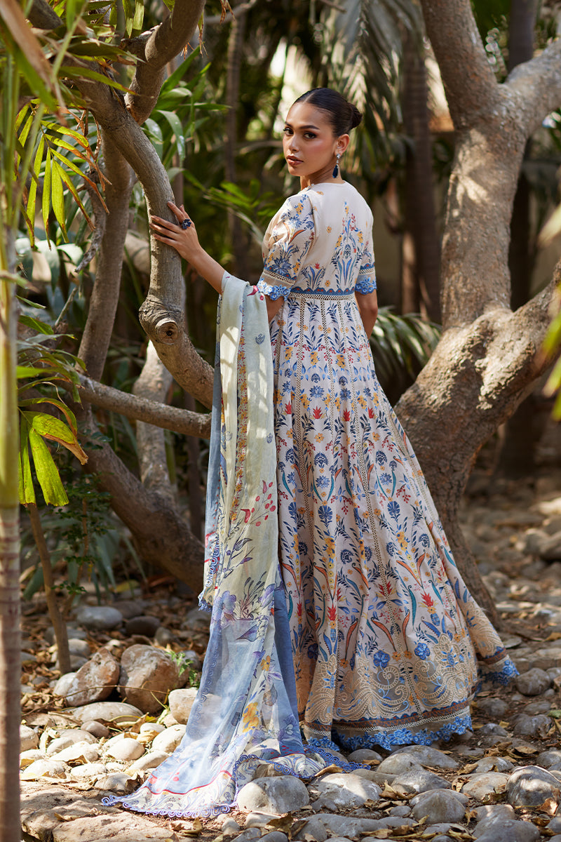 Mina Hassan | Chikankari Lawn 25 | Taara - Official Mina Hassan stockist in UK - Sakeena London