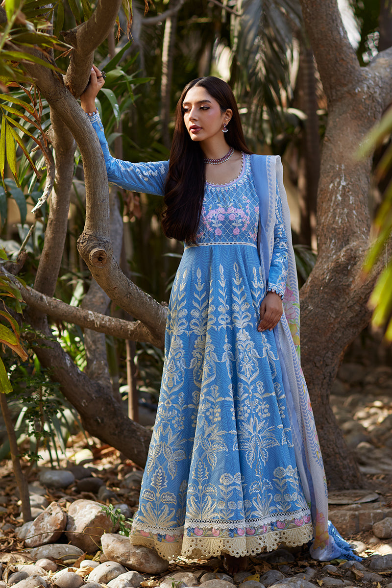 Mina Hassan | Chikankari Lawn 25 | Baano - Official Mina Hasan stockist in UK - Sakeena London