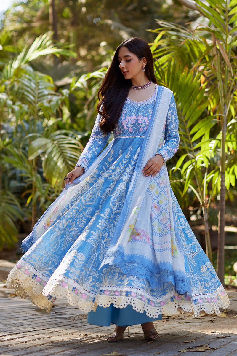 Mina Hassan | Chikankari Lawn 25 | Baano - Official Mina Hasan stockist in UK - Sakeena London