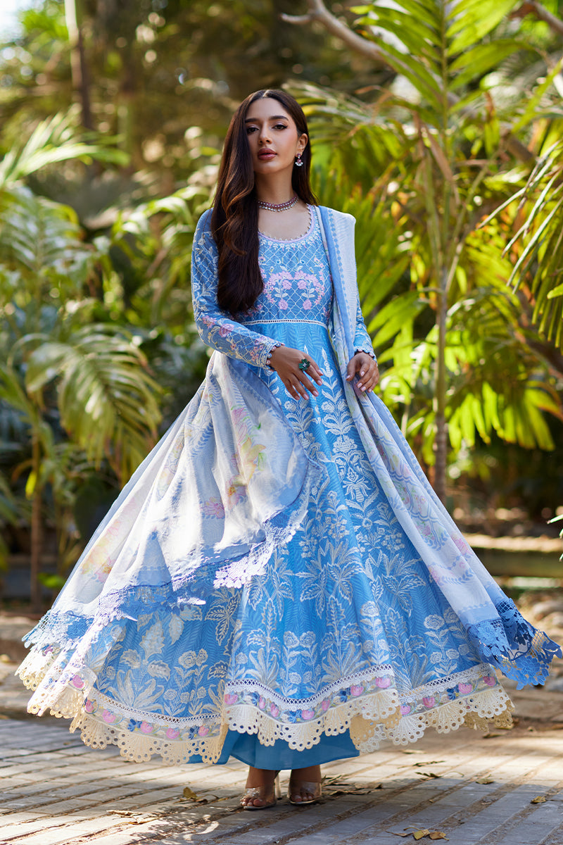 Mina Hassan | Chikankari Lawn 25 | Baano - Official Mina Hasan stockist in UK - Sakeena London