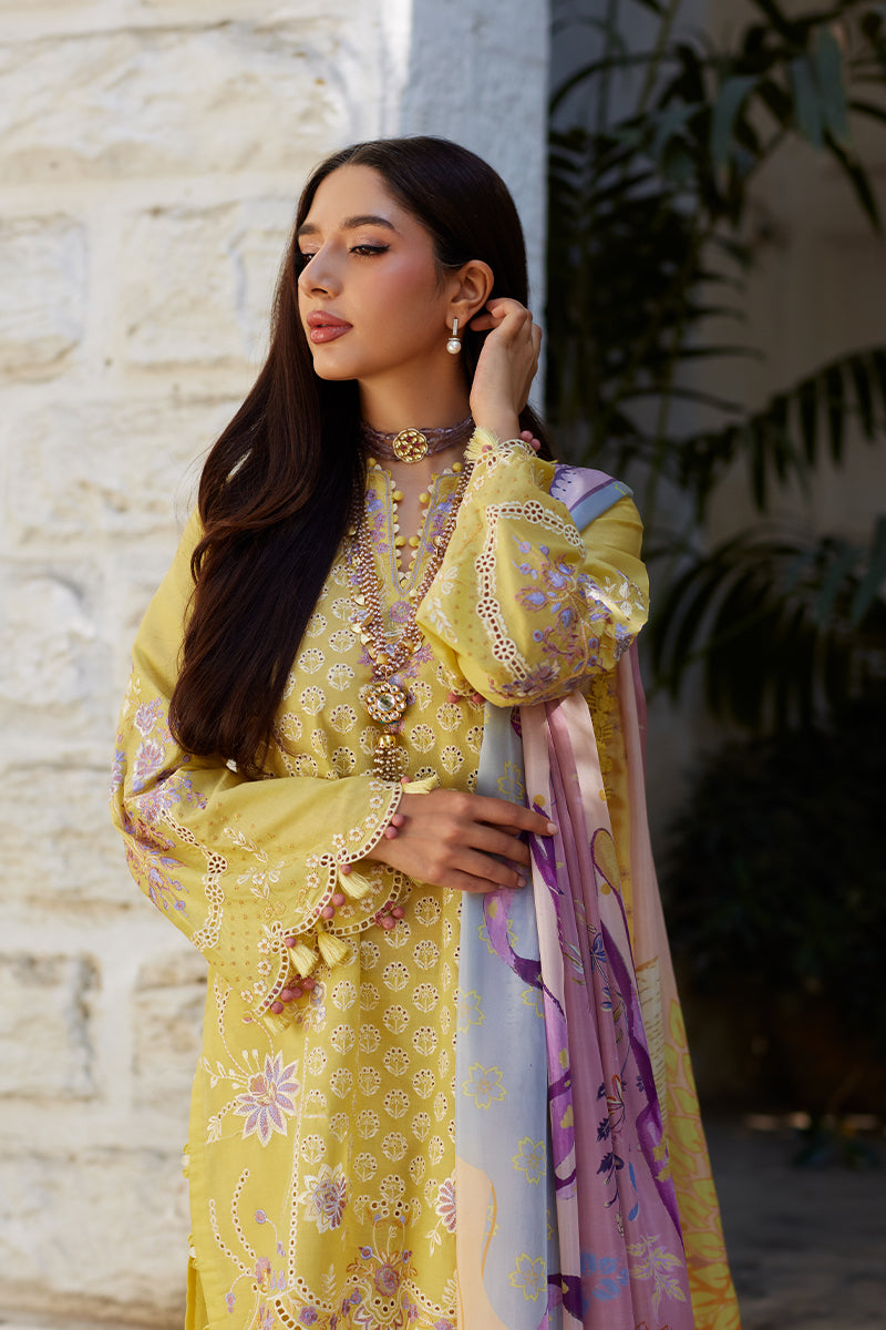 Mina Hassan | Chikankari Lawn 25 | Ayla - Official Mina Hasan stockist in UK - Sakeena London