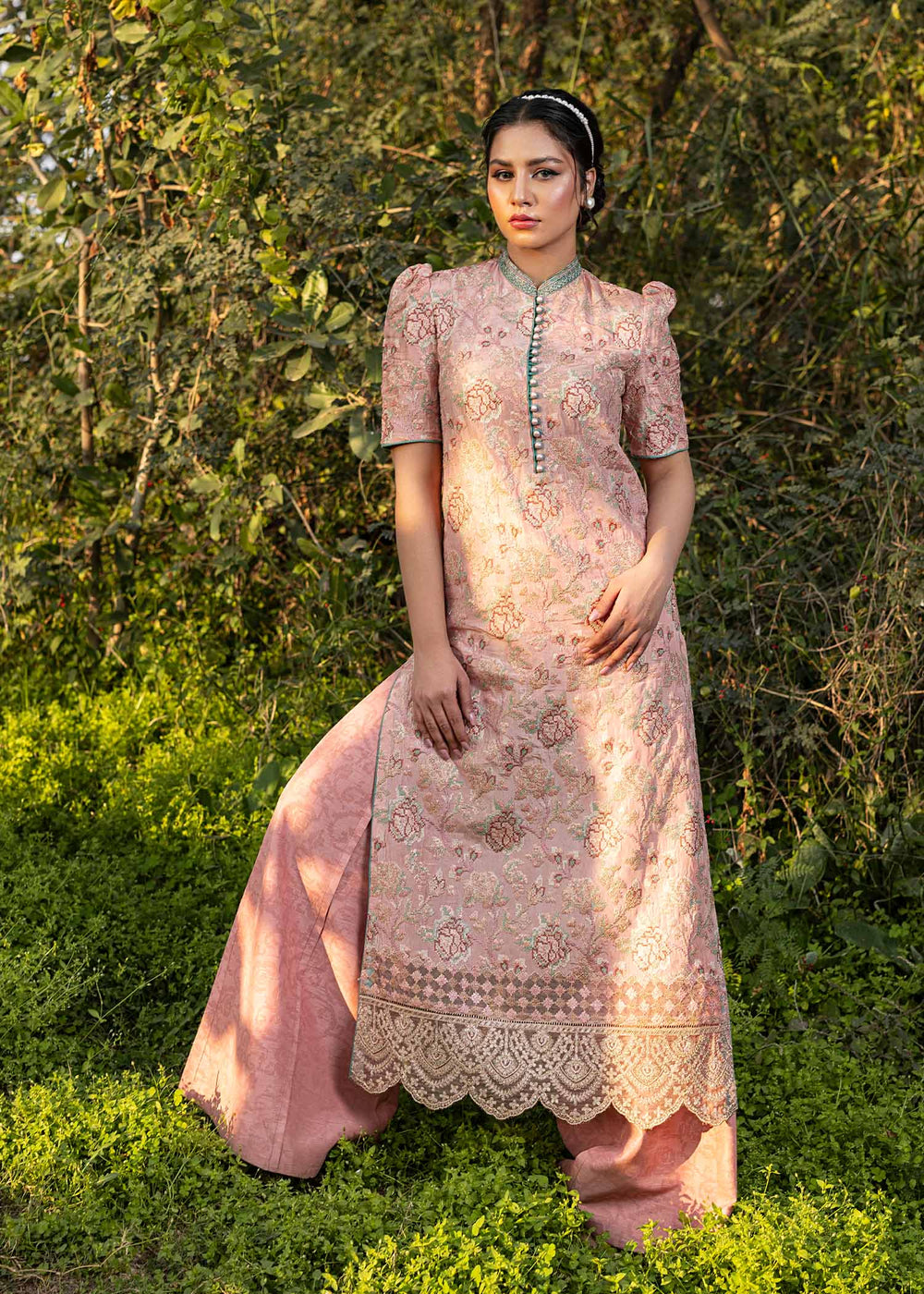 HSY | Summer Edit | Salmon Pink - Official HSY stockist in UK - Sakeena London