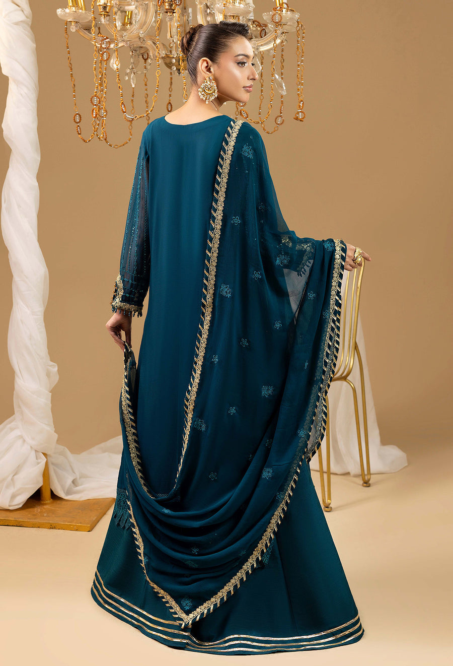 Adans Libas | Chiffon 25 | 7588 H - Official Adans Libas stockist in UK - Sakeena London