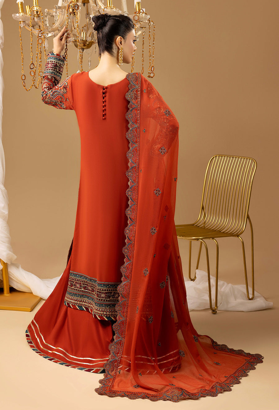 Adans Libas | Chiffon 25 | 7581 G - Official Adans Libas stockist in UK - Sakeena London