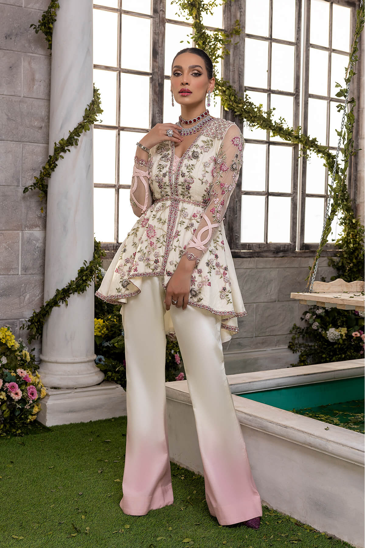Mina Kashif | Luxury Pret | MK22-07 - Official Mina Kashif stockist in UK - Sakeena London