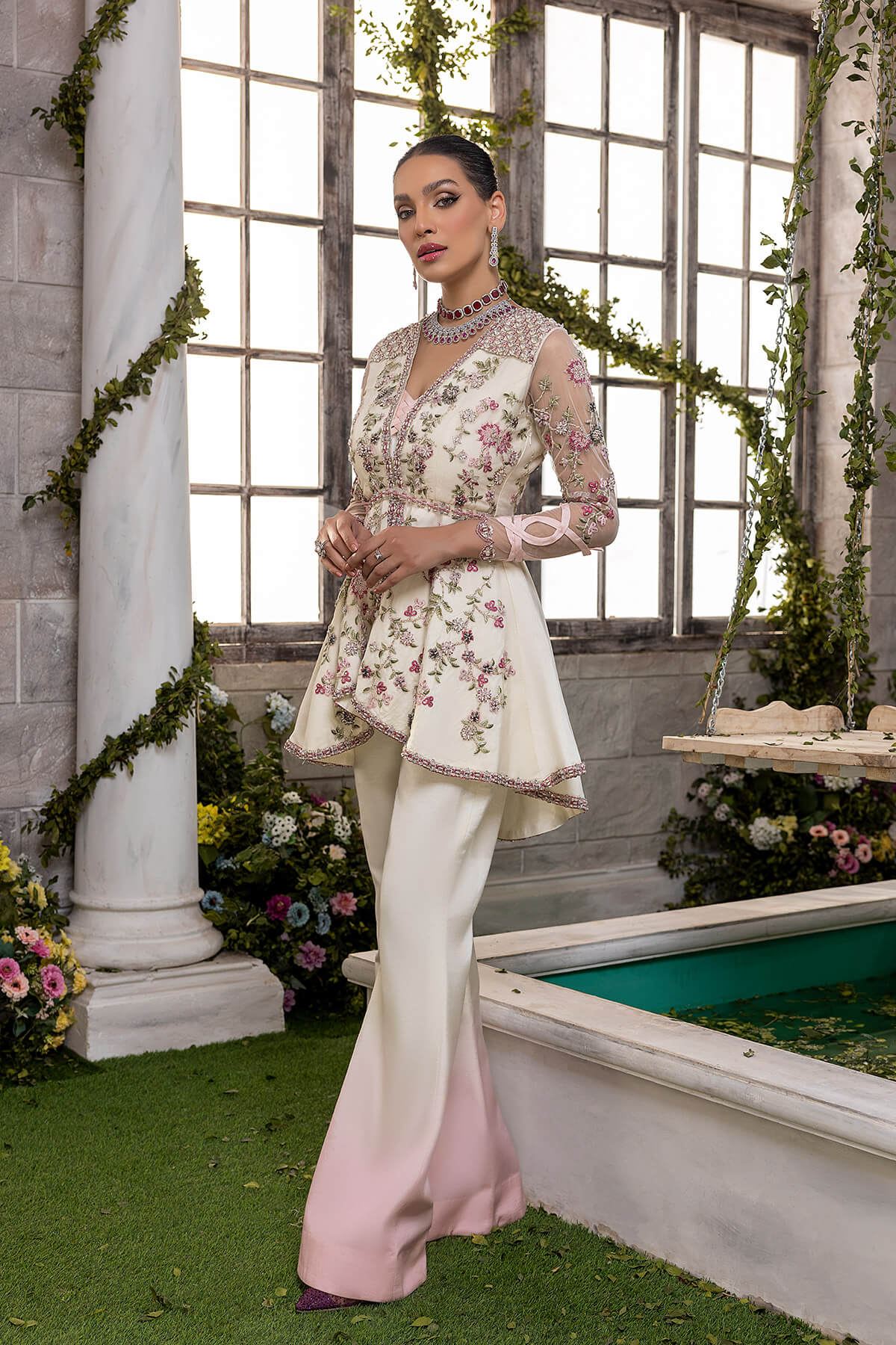Mina Kashif | Luxury Pret | MK22-07 - Official Mina Kashif stockist in UK - Sakeena London