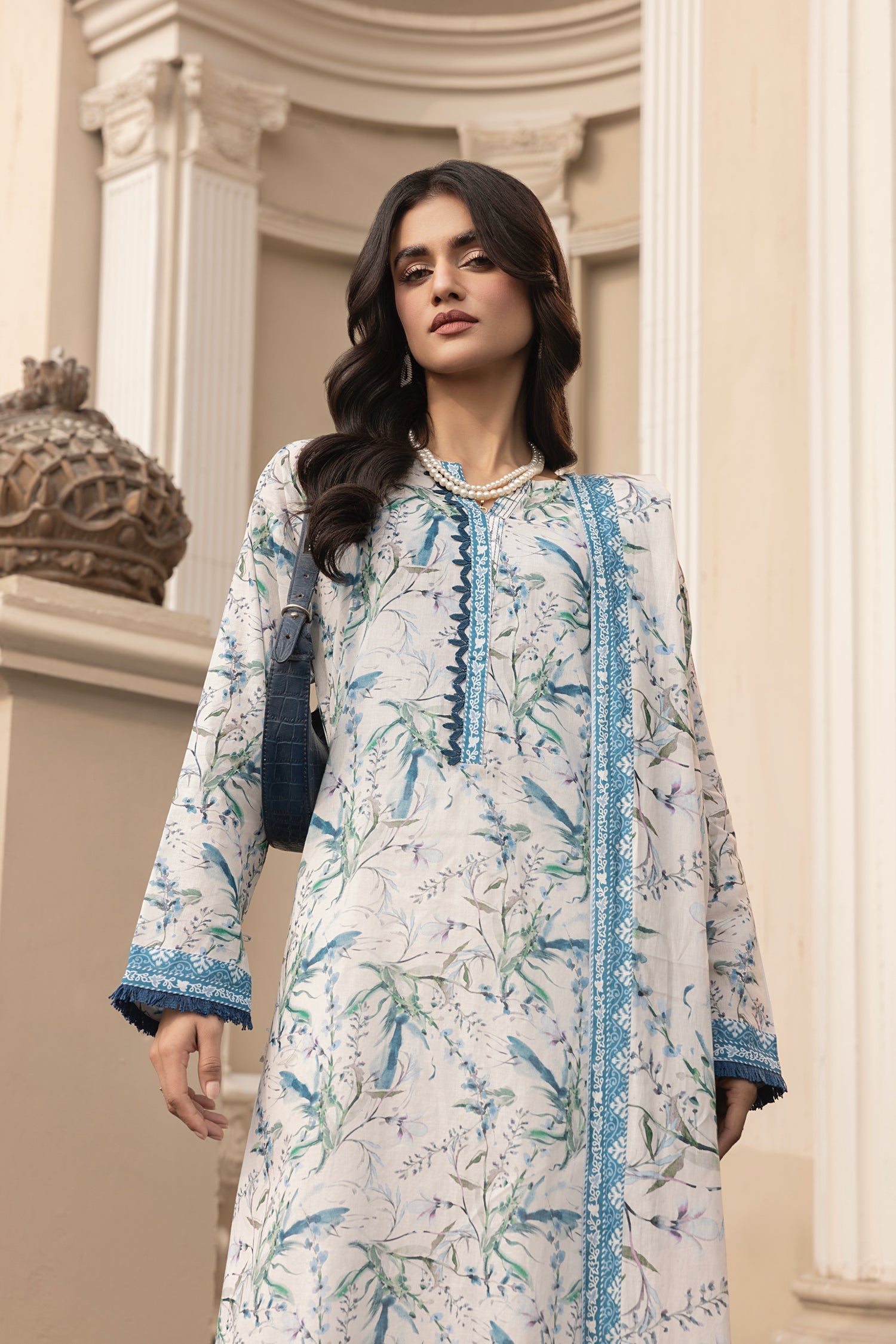 LSM | Embroidered and Printed Lawn | LG-MM-0261 - Official LSM stockist in UK - Sakeena London