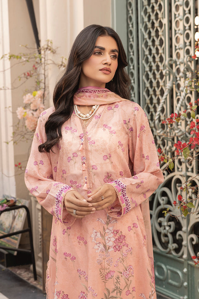 LSM | Embroidered and Printed Lawn | LG-MM-0302 - Official LSM stockist in UK - Sakeena London