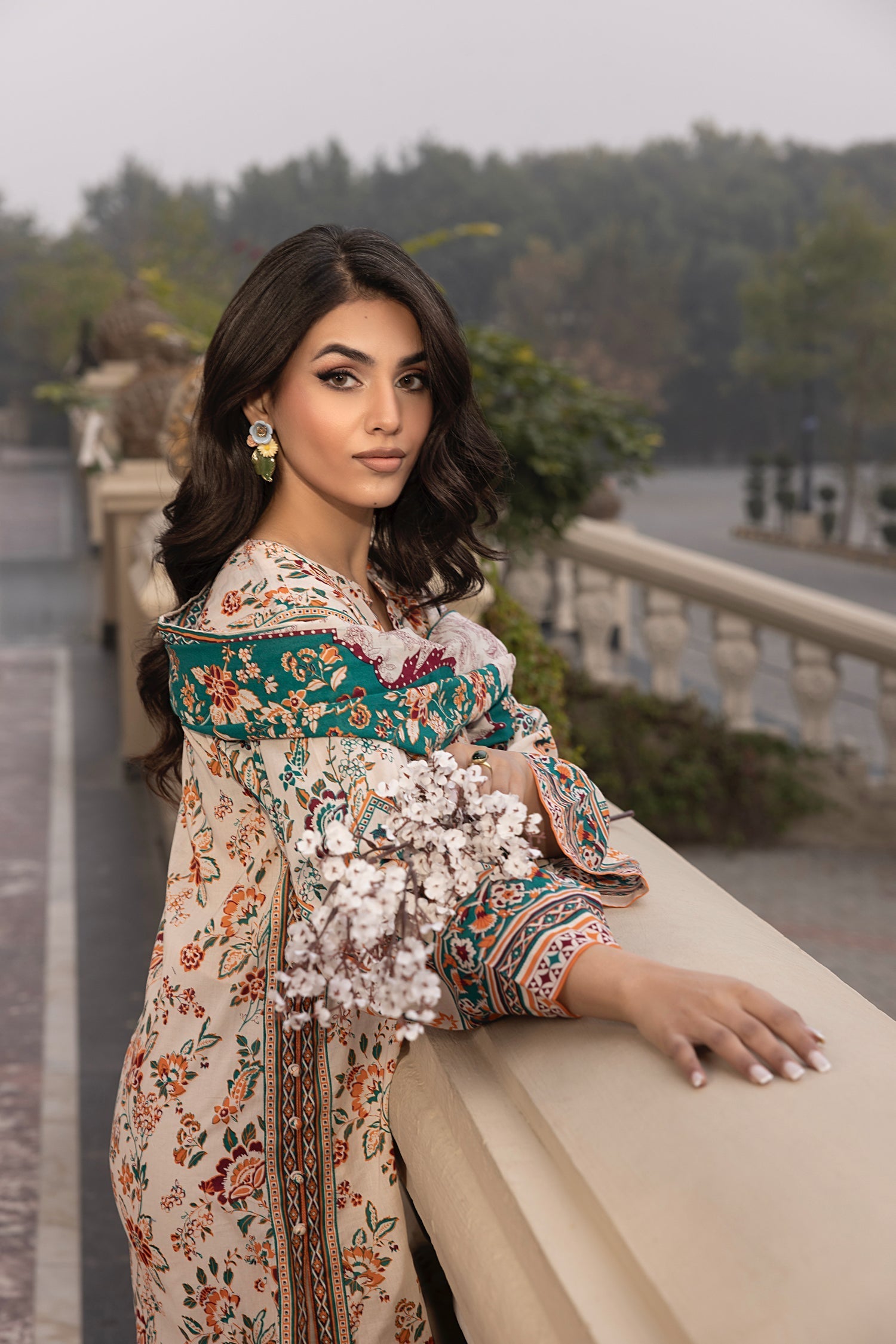 LSM | Embroidered and Printed Lawn | LG-AR-0115 - Official LSM stockist in UK - Sakeena London