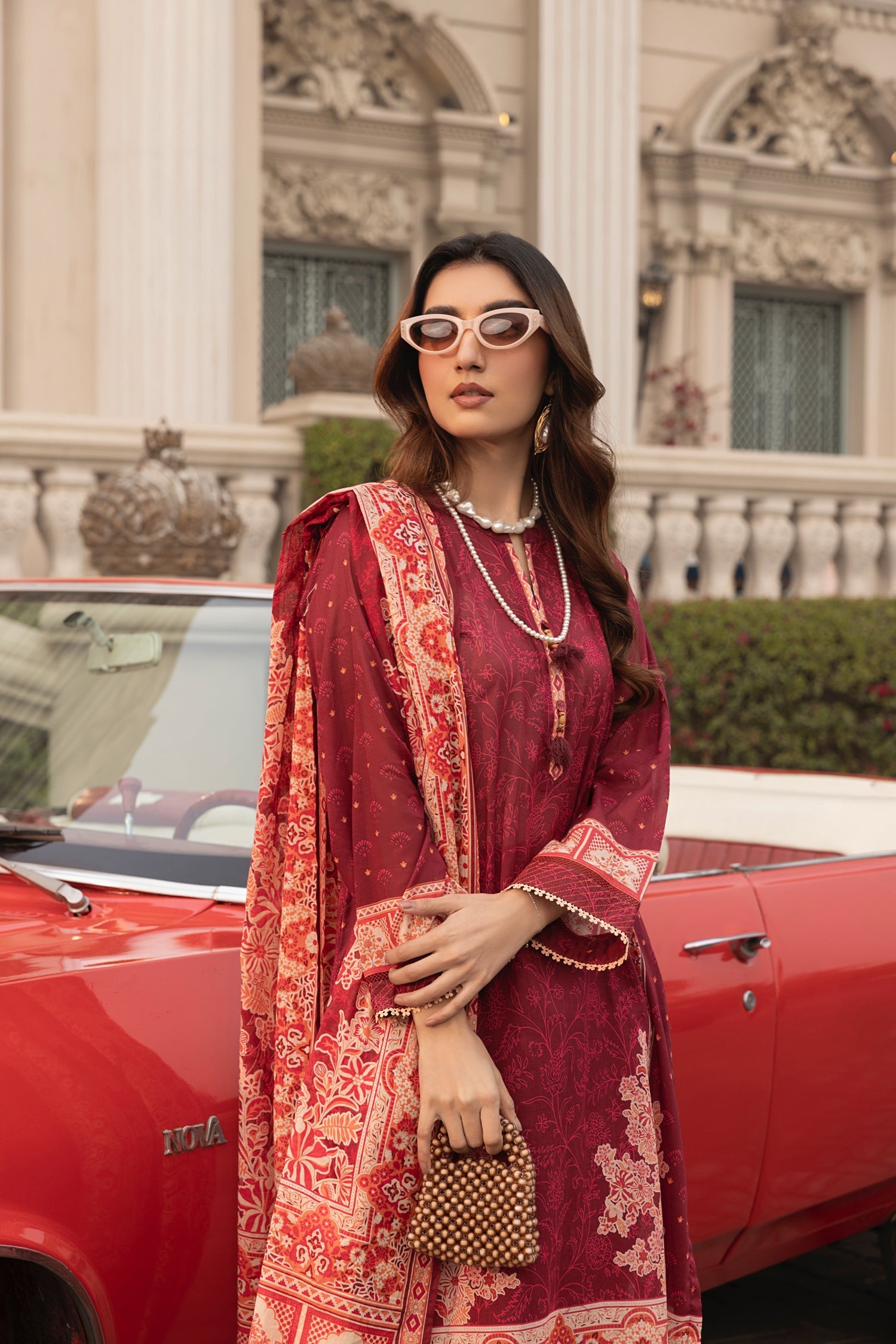 LSM | Embroidered and Printed Lawn | LG-AR-0116 - Official LSM stockist in UK - Sakeena London