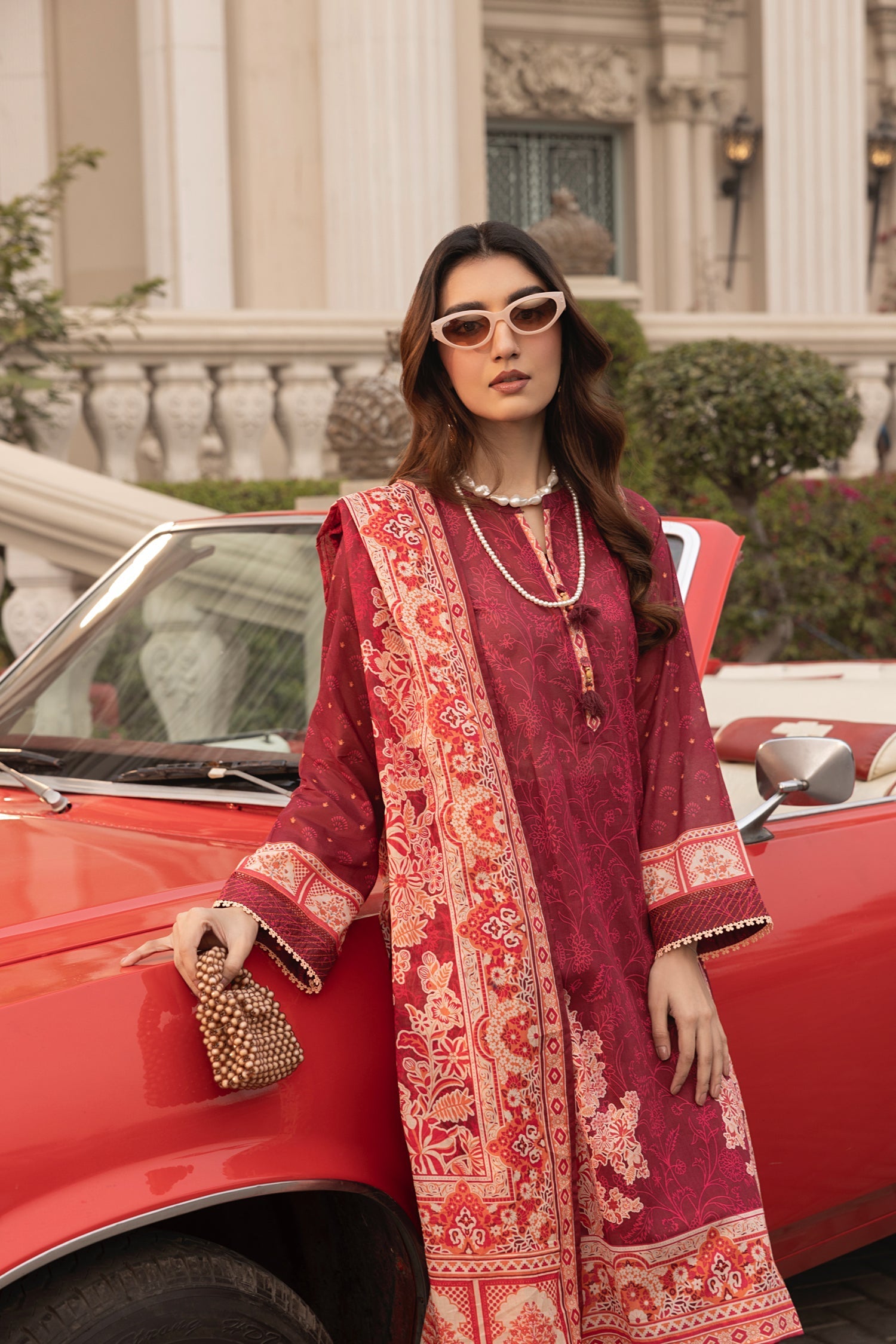LSM | Embroidered and Printed Lawn | LG-AR-0116 - Official LSM stockist in UK - Sakeena London