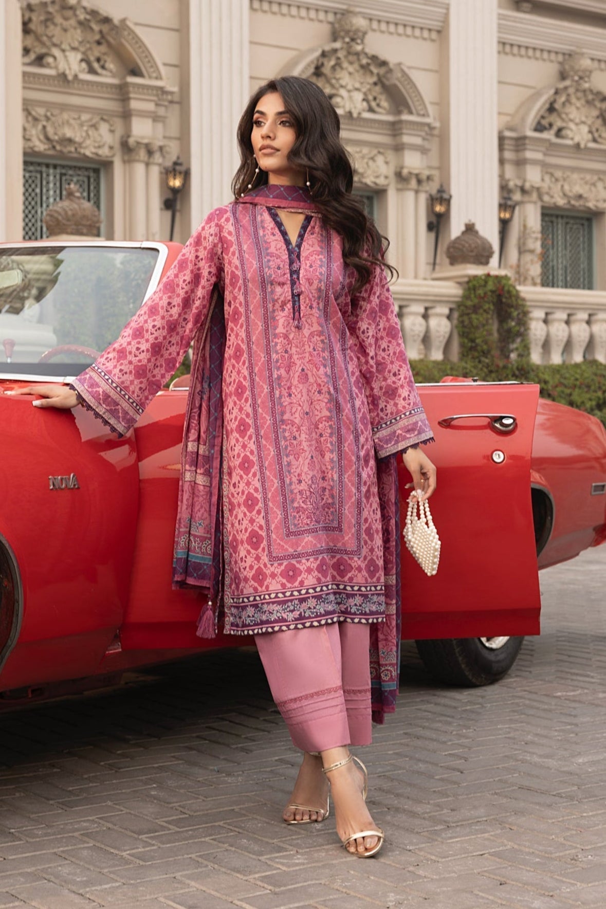 LSM | Embroidered and Printed Lawn | LG-RL-0166 - Official LSM stockist in UK - Sakeena London