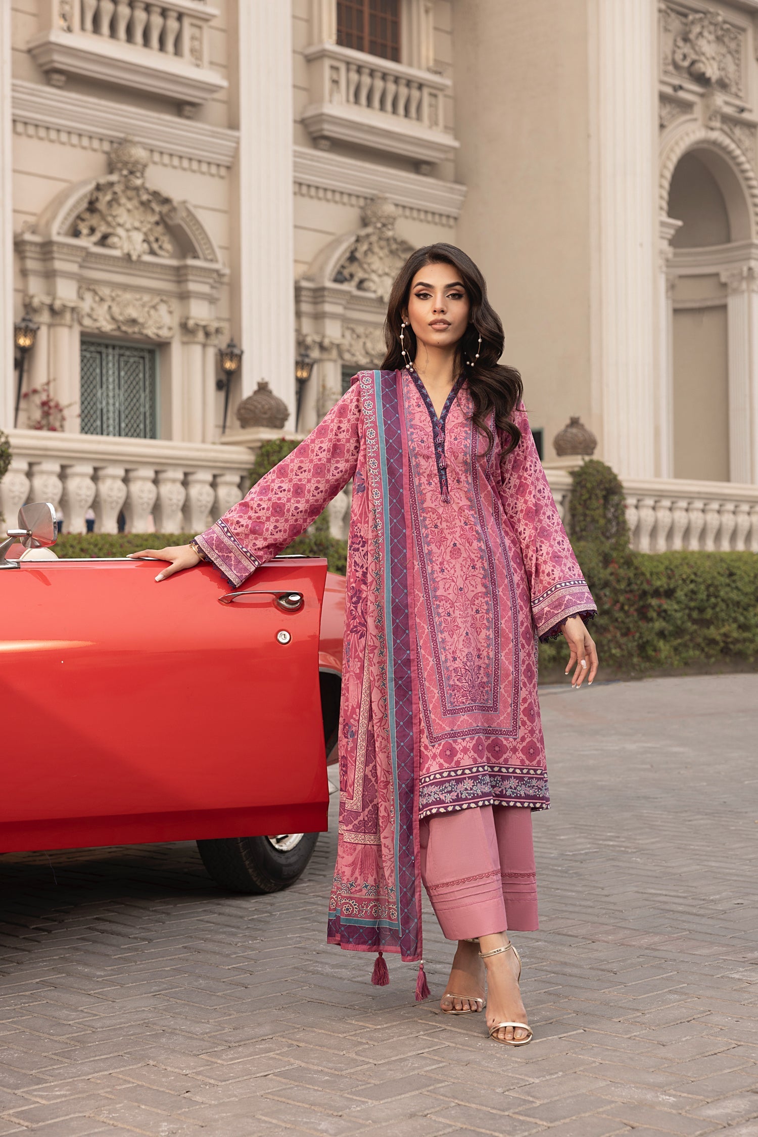 LSM | Embroidered and Printed Lawn | LG-RL-0166 - Official LSM stockist in UK - Sakeena London