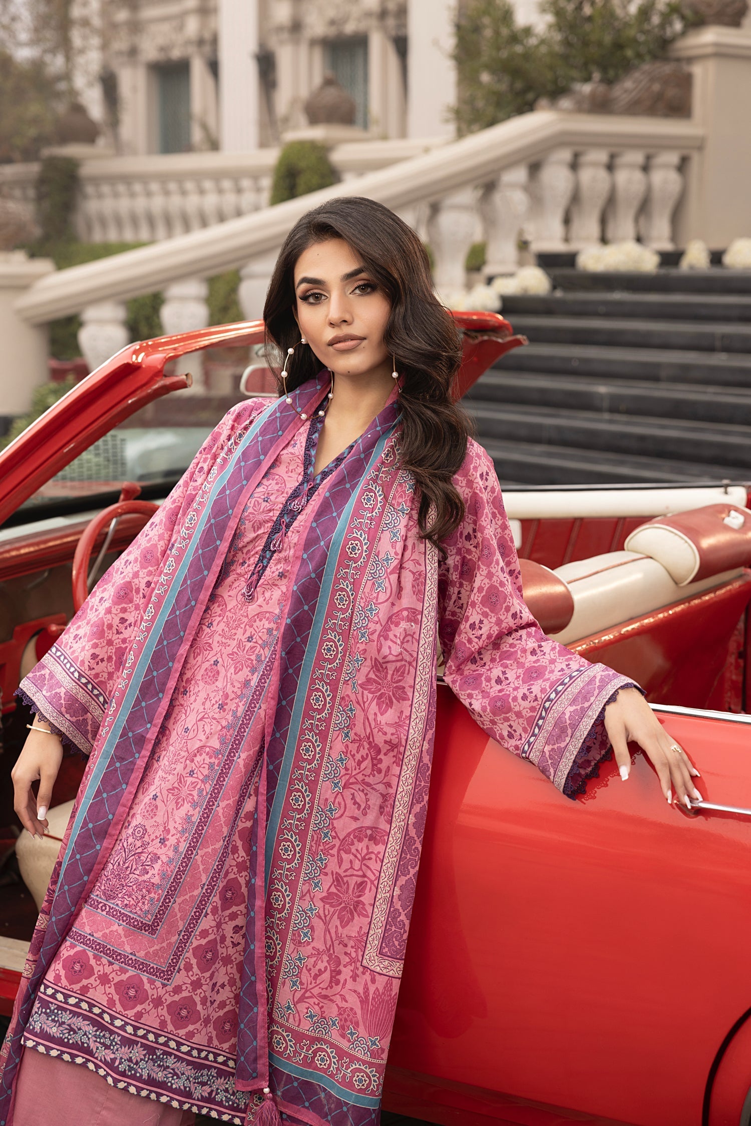 LSM | Embroidered and Printed Lawn | LG-RL-0166 - Official LSM stockist in UK - Sakeena London