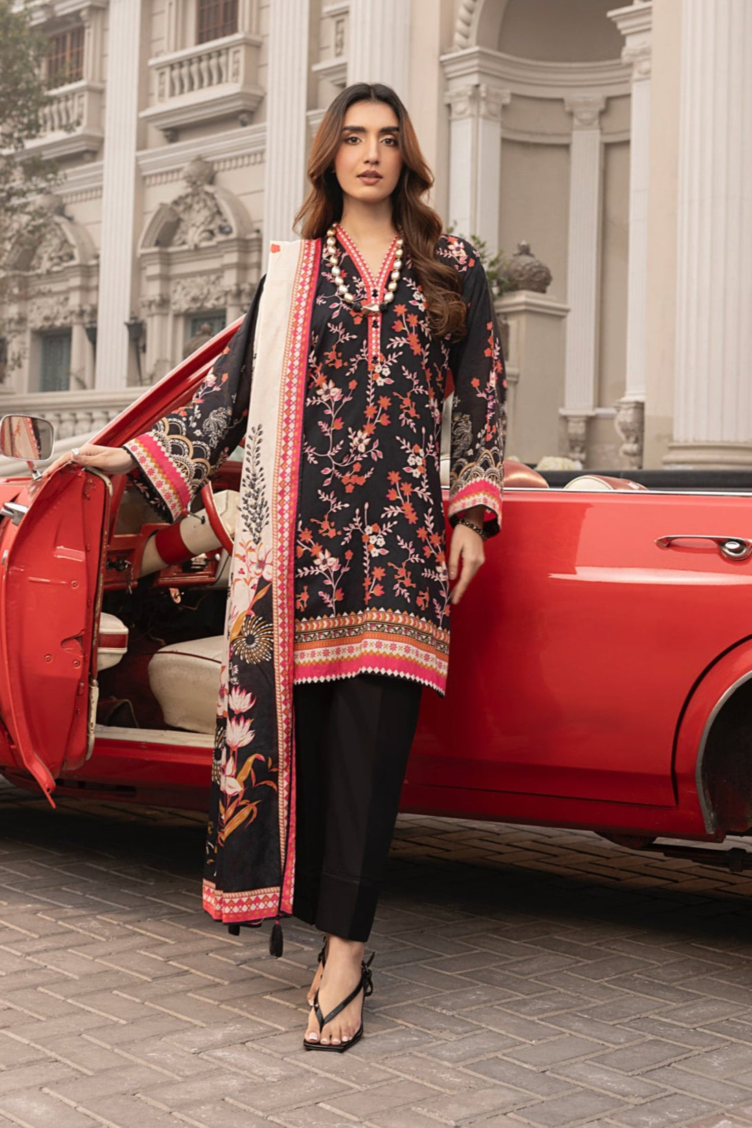 LSM | Embroidered and Printed Lawn | LG-RL-0167 - Official LSM stockist in UK - Sakeena London