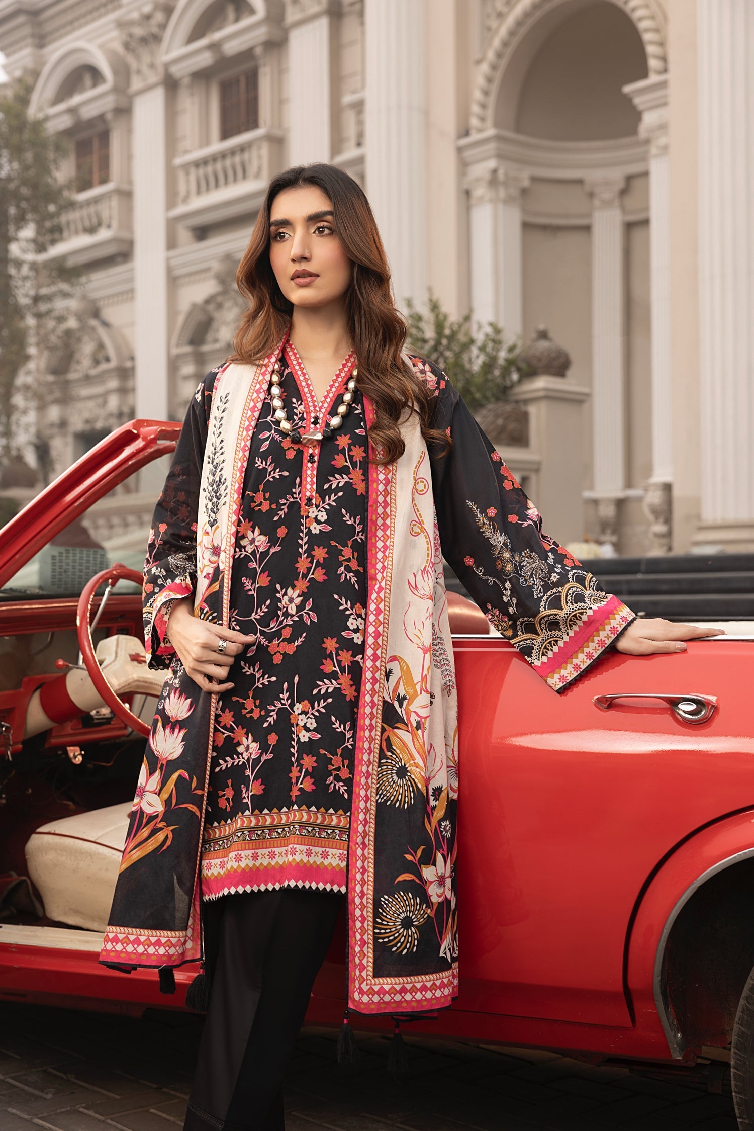 LSM | Embroidered and Printed Lawn | LG-RL-0167 - Official LSM stockist in UK - Sakeena London