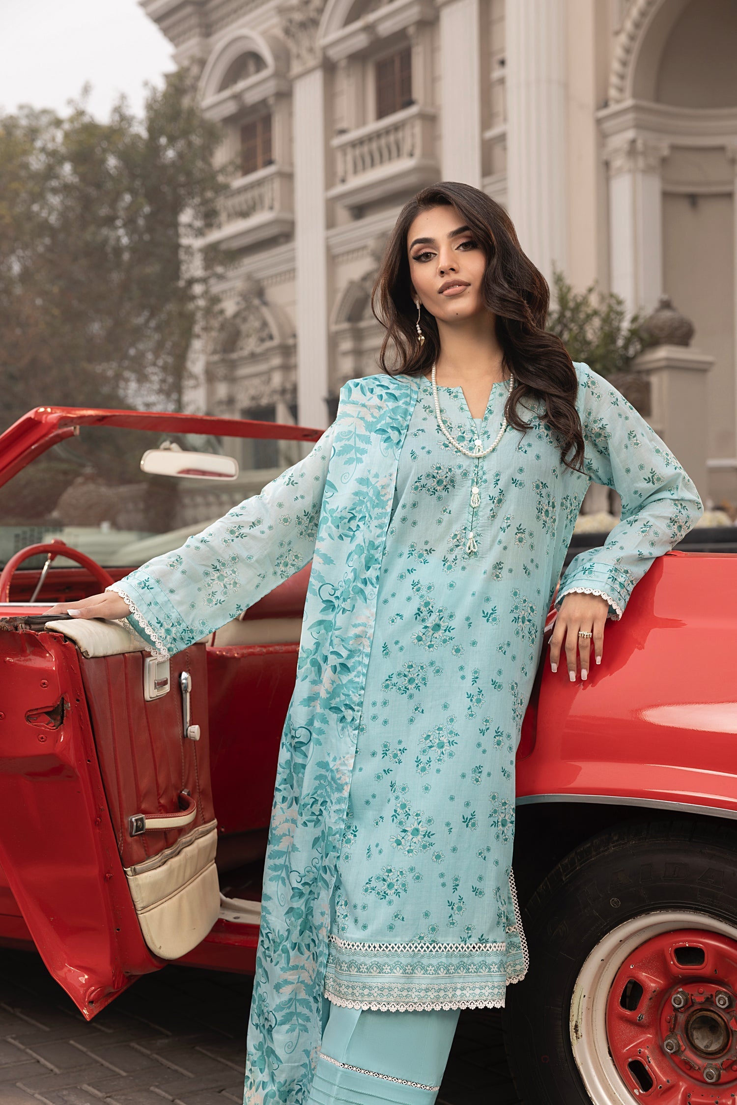 LSM | Embroidered and Printed Lawn | LG-MM-0263 - Official LSM stockist in UK - Sakeena London