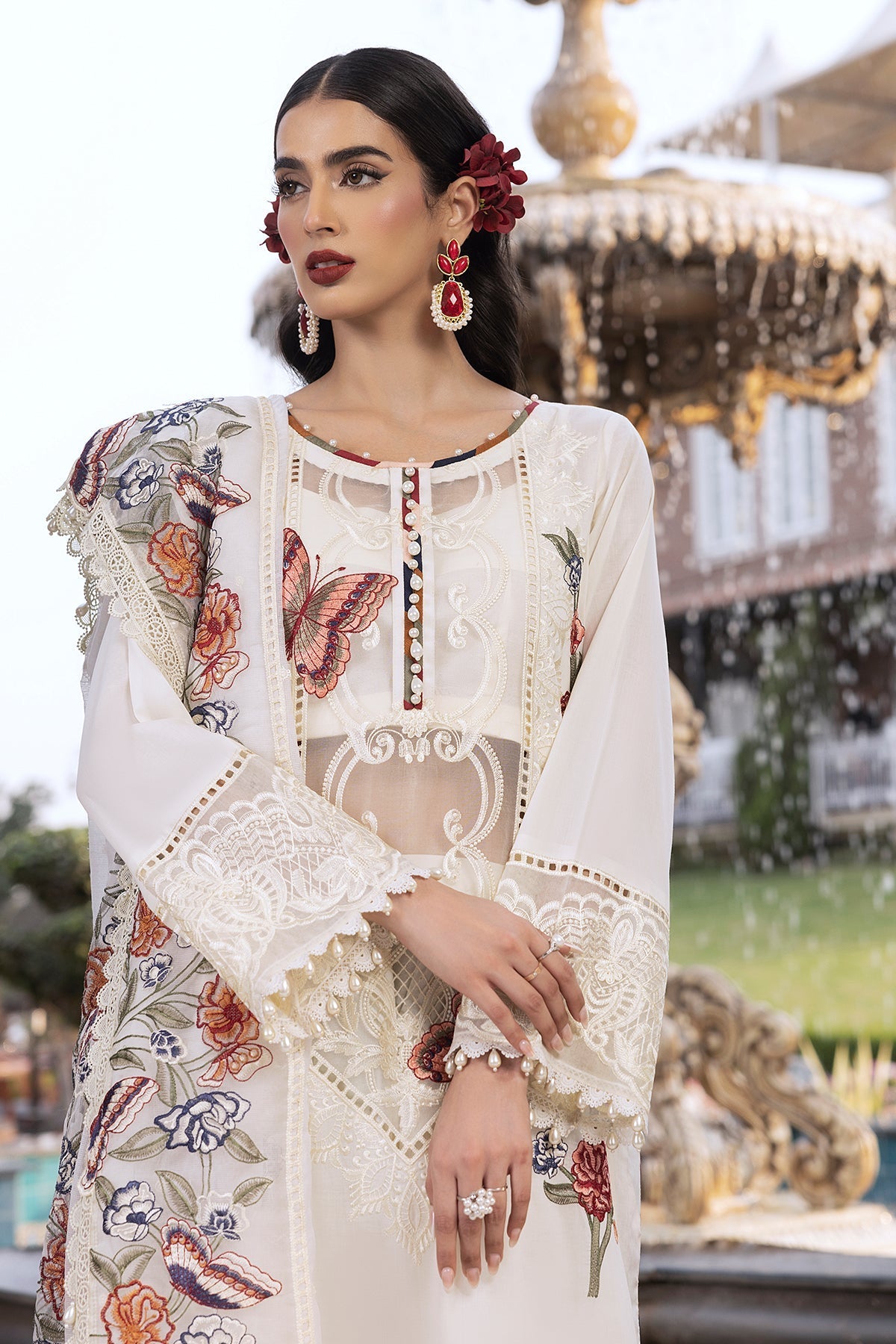 Raeesa Premium | Jazmine Collection | White Queen - Official Raeesa Premium stockist in UK - Sakeena London
