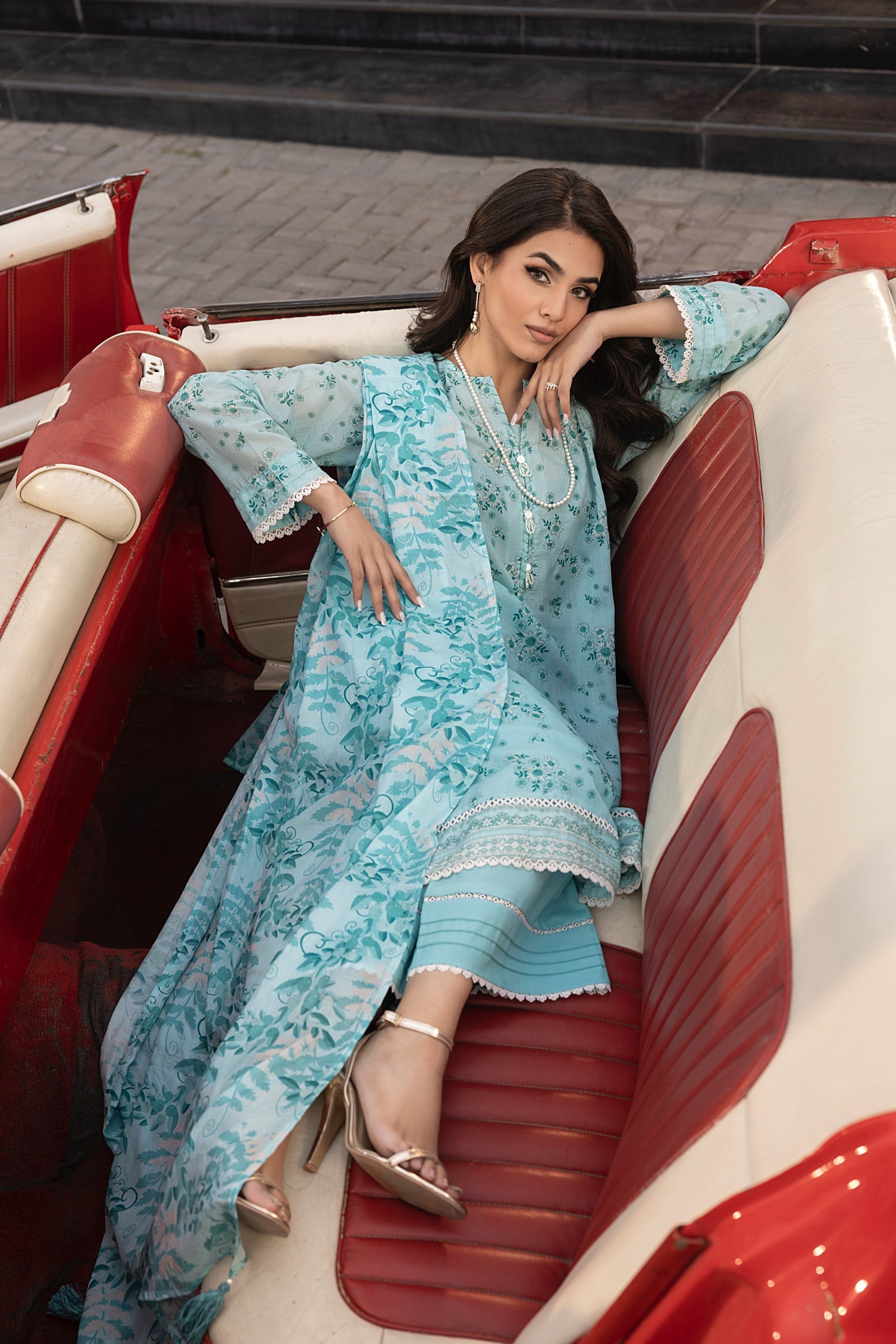 LSM | Embroidered and Printed Lawn | LG-MM-0263 - Official LSM stockist in UK - Sakeena London