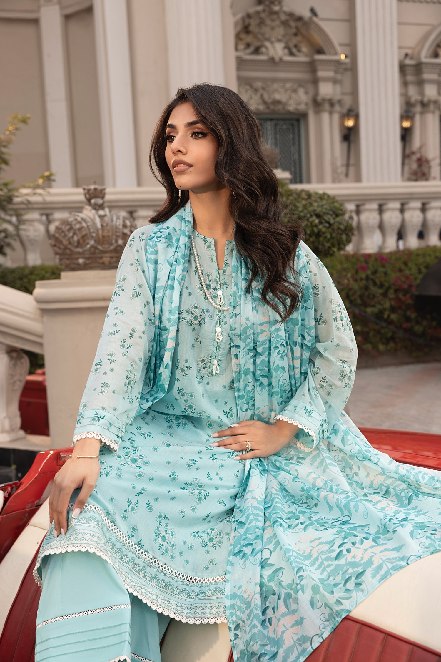 LSM | Embroidered and Printed Lawn | LG-MM-0263 - Official LSM stockist in UK - Sakeena London
