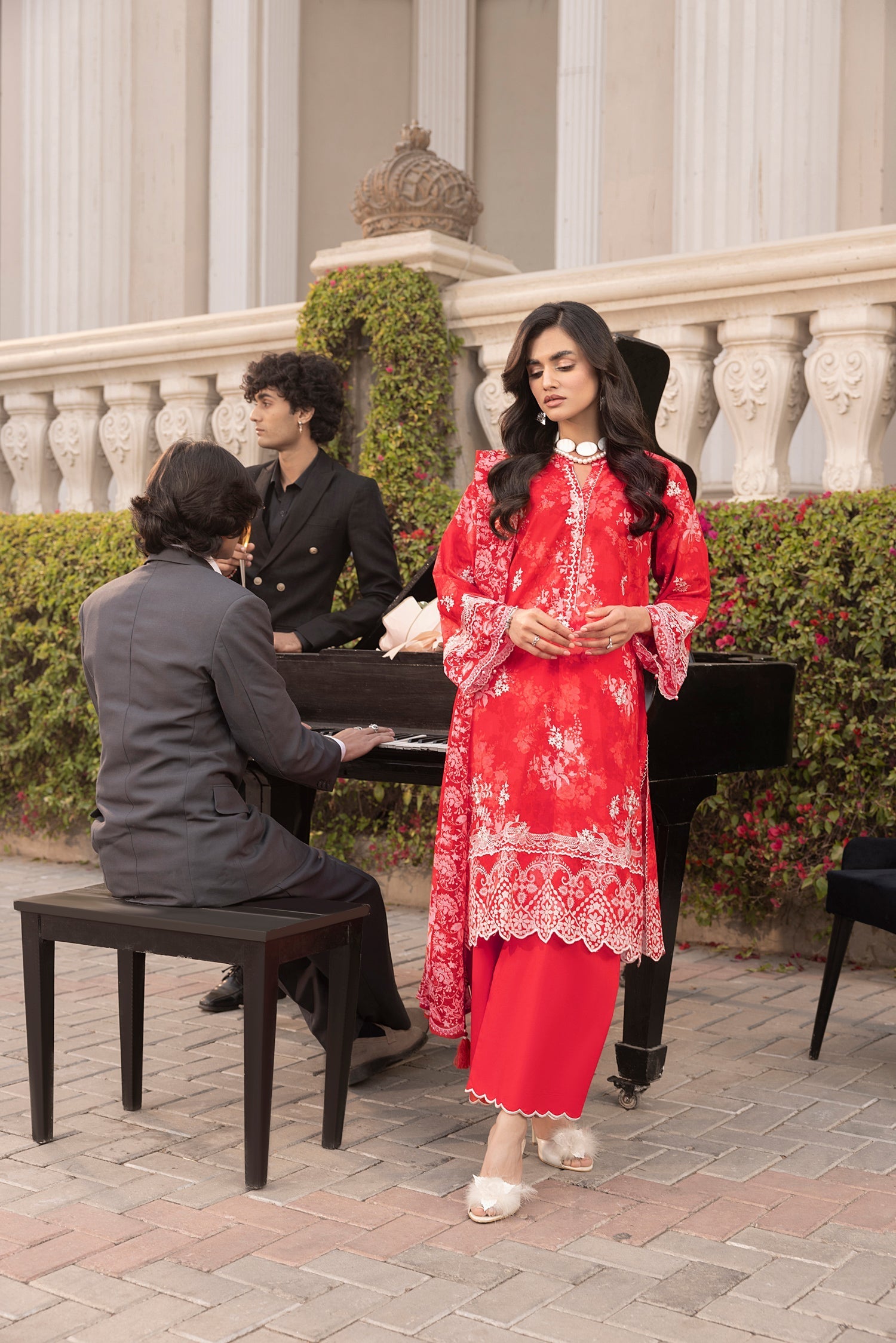 LSM | Embroidered and Printed Lawn | LG-MM-0251 - Official LSM stockist in UK - Sakeena London