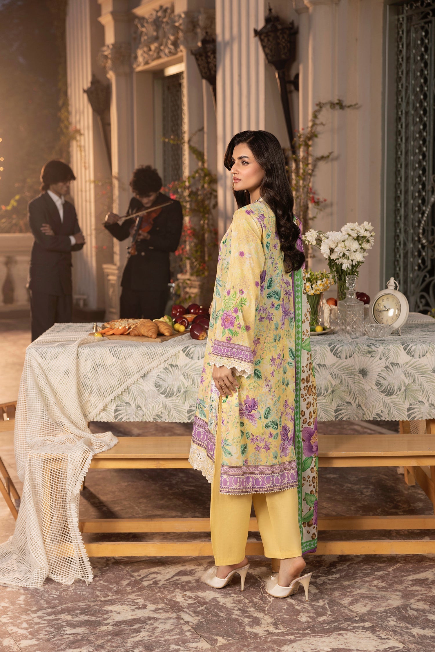 LSM | Embroidered and Printed Lawn | LG-RL-0185 - Official LSM stockist in UK - Sakeena London