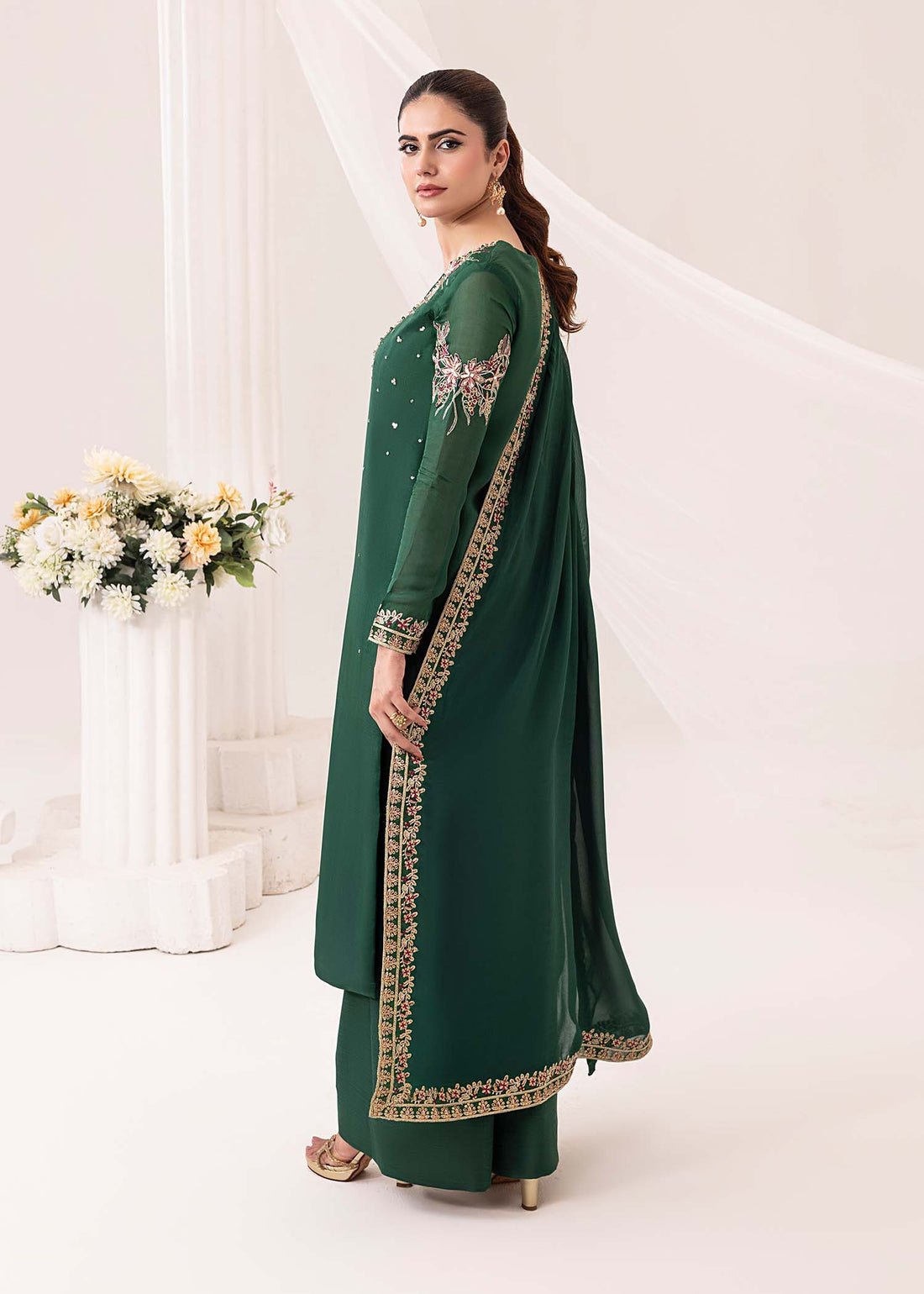 Jamnii | Silk Ivy | Emerald - Official Jamnii stockist in UK - Sakeena London