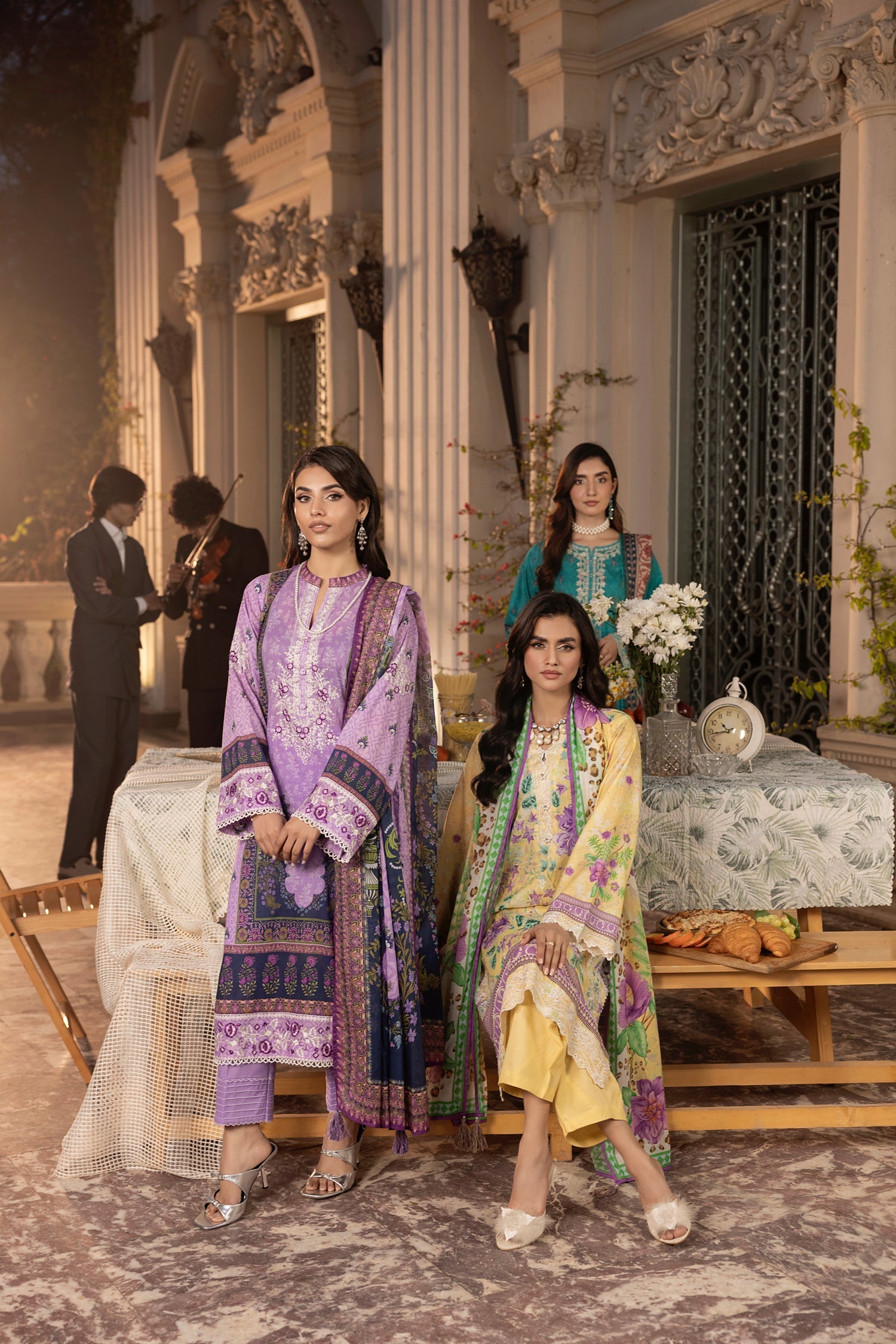 LSM | Embroidered and Printed Lawn | LG-RL-0185 - Official LSM stockist in UK - Sakeena London