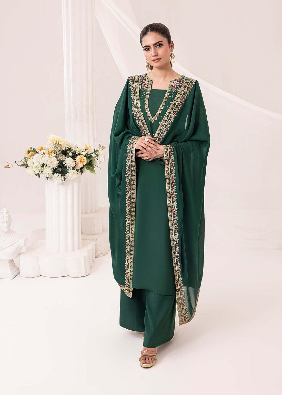 Jamnii | Silk Ivy | Emerald - Official Jamnii stockist in UK - Sakeena London