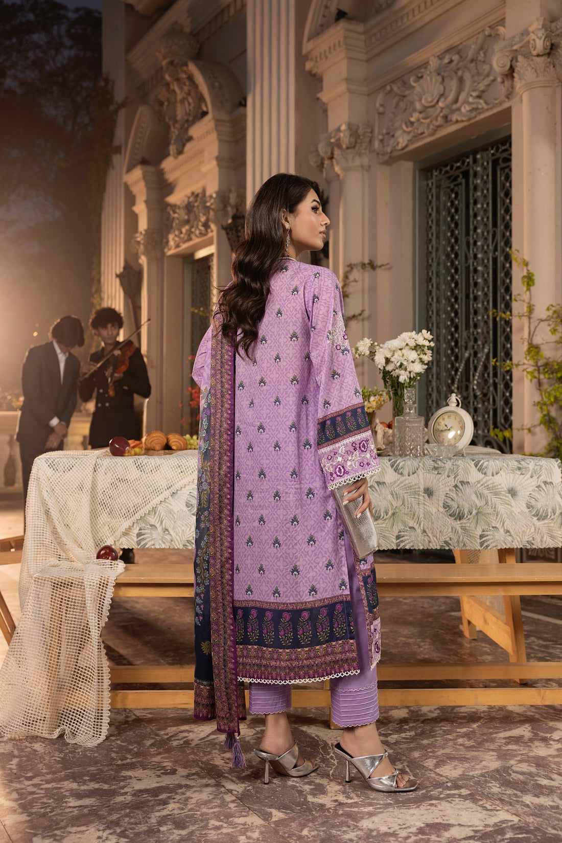 LSM | Embroidered and Printed Lawn | LG-RL-0179 - Official LSM stockist in UK - Sakeena London
