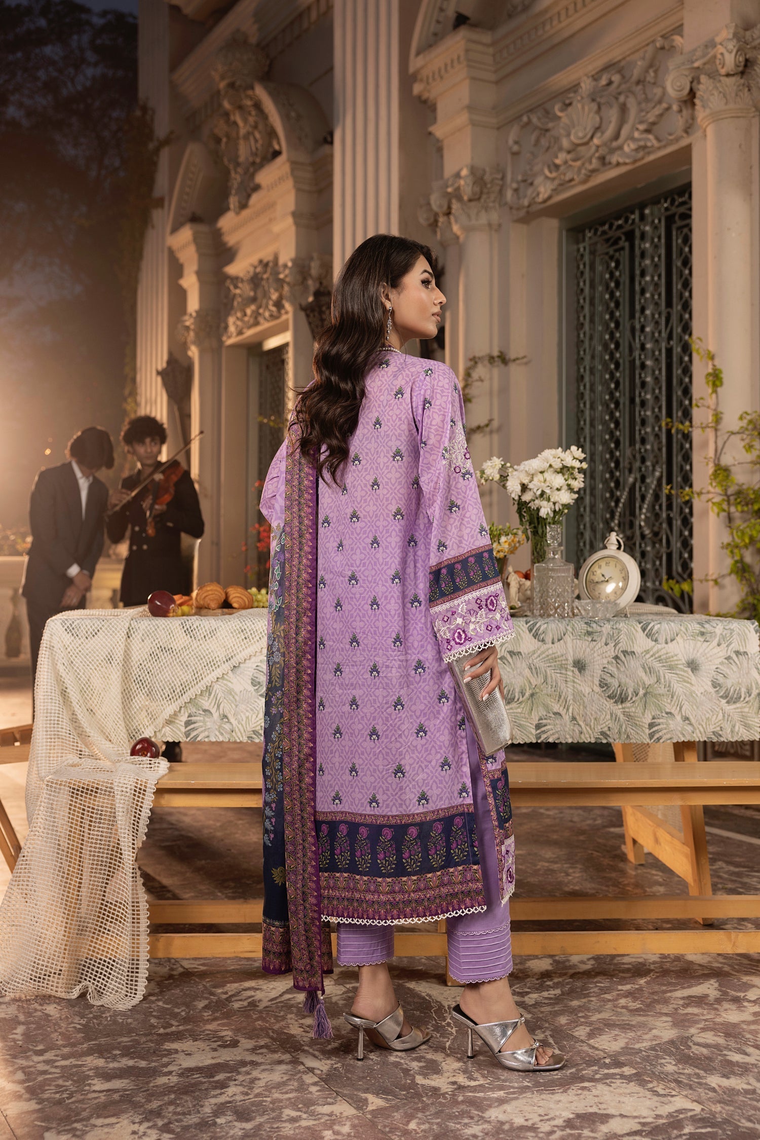 LSM | Embroidered and Printed Lawn | LG-RL-0179 - Official LSM stockist in UK - Sakeena London