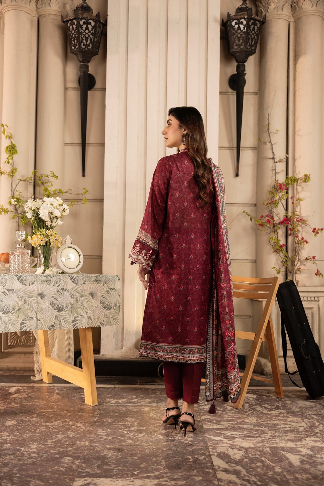 LSM | Embroidered and Printed Lawn | LG-AR-0133 - Official LSM stockist in UK - Sakeena London