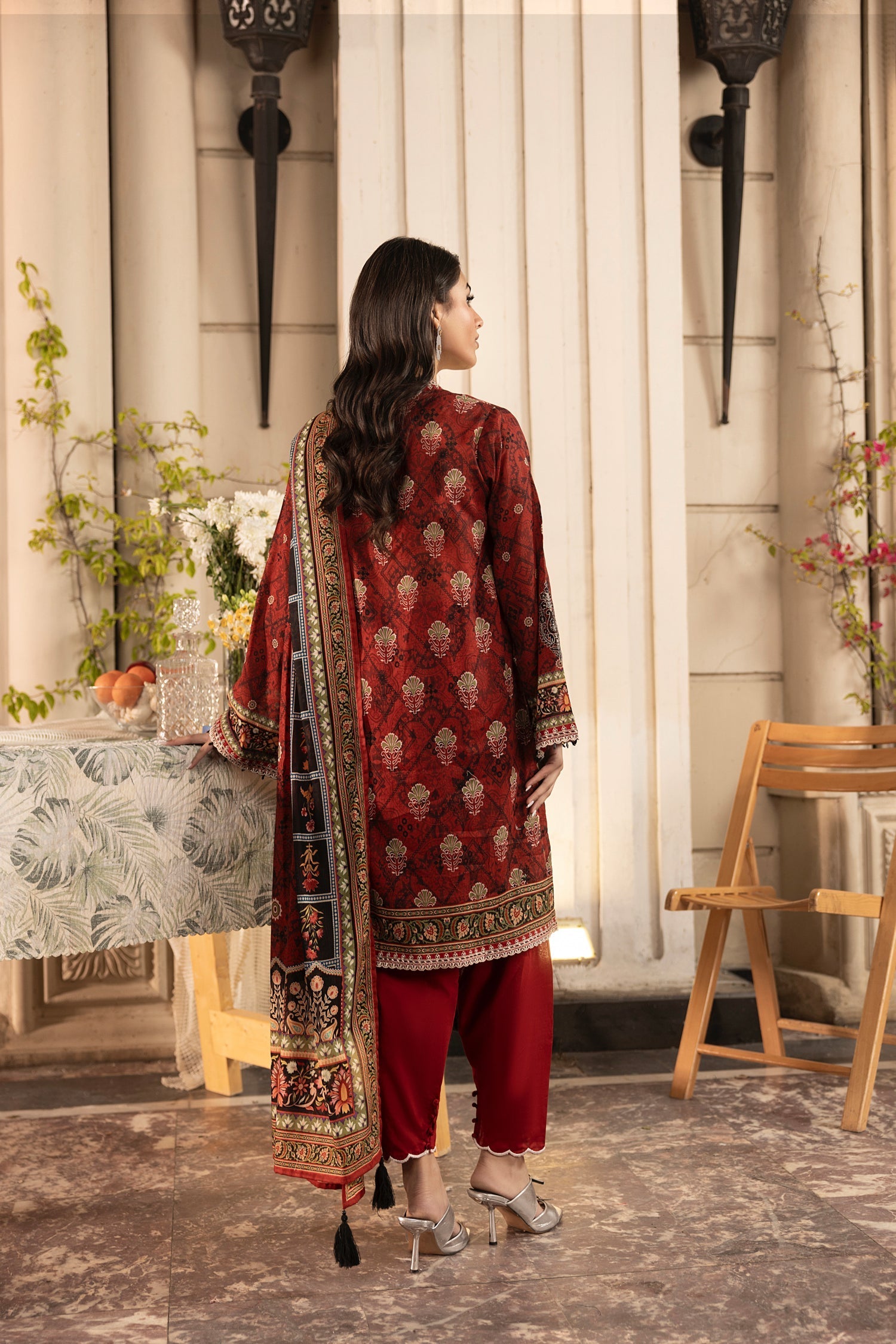 LSM | Embroidered and Printed Lawn | LG-RL-0182 - Official LSM stockist in UK - Sakeena London