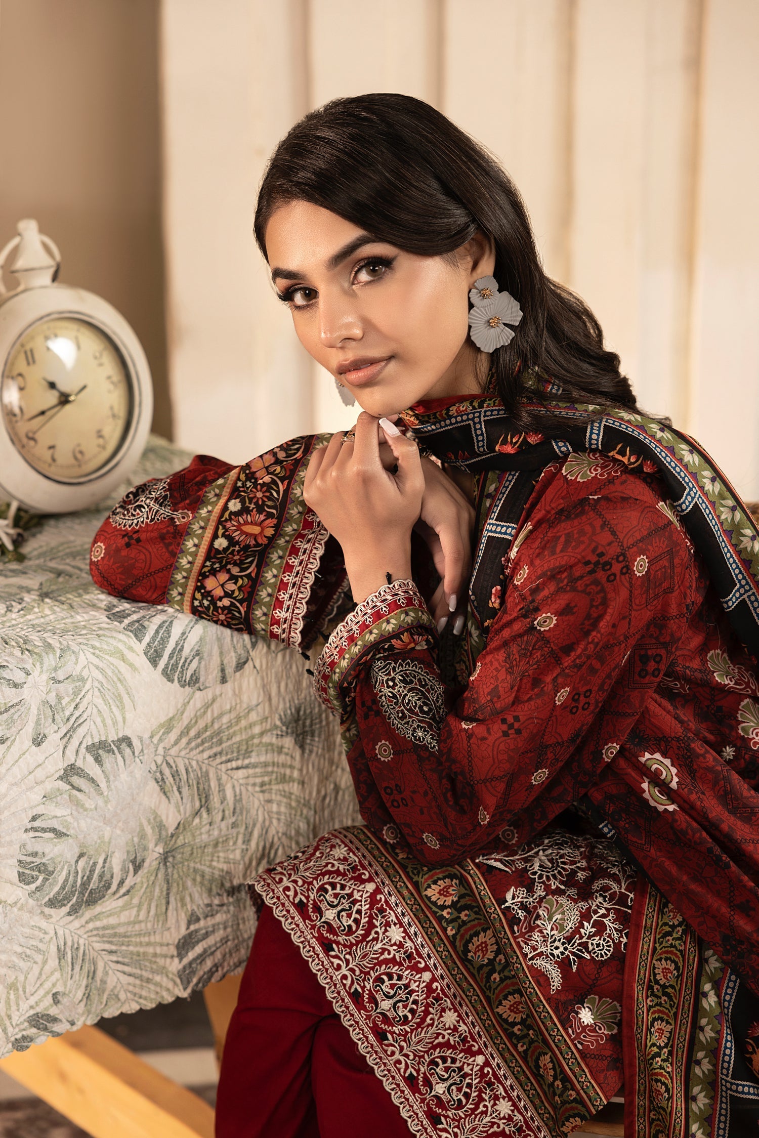 LSM | Embroidered and Printed Lawn | LG-RL-0182 - Official LSM stockist in UK - Sakeena London