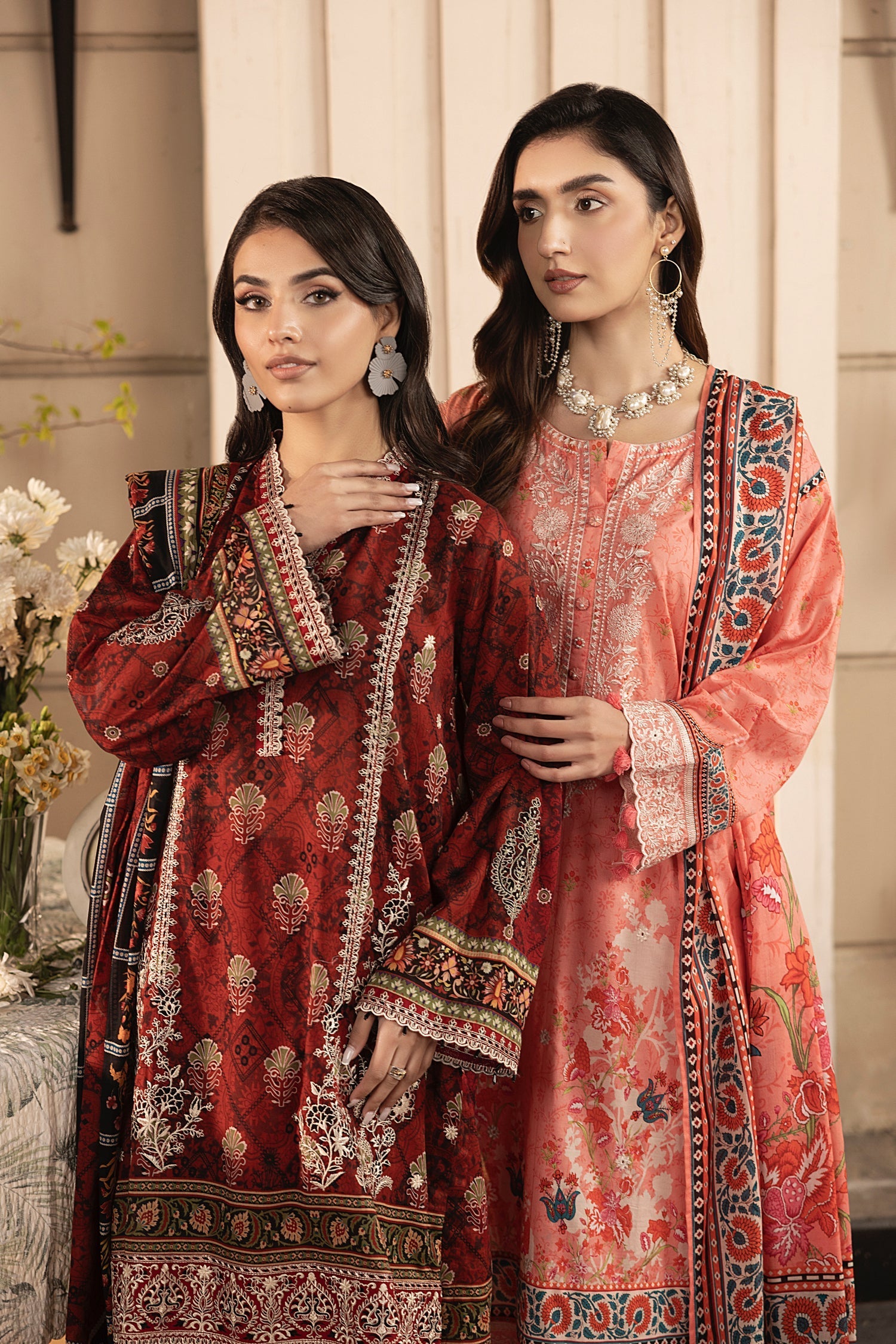 LSM | Embroidered and Printed Lawn | LG-RL-0182 - Official LSM stockist in UK - Sakeena London