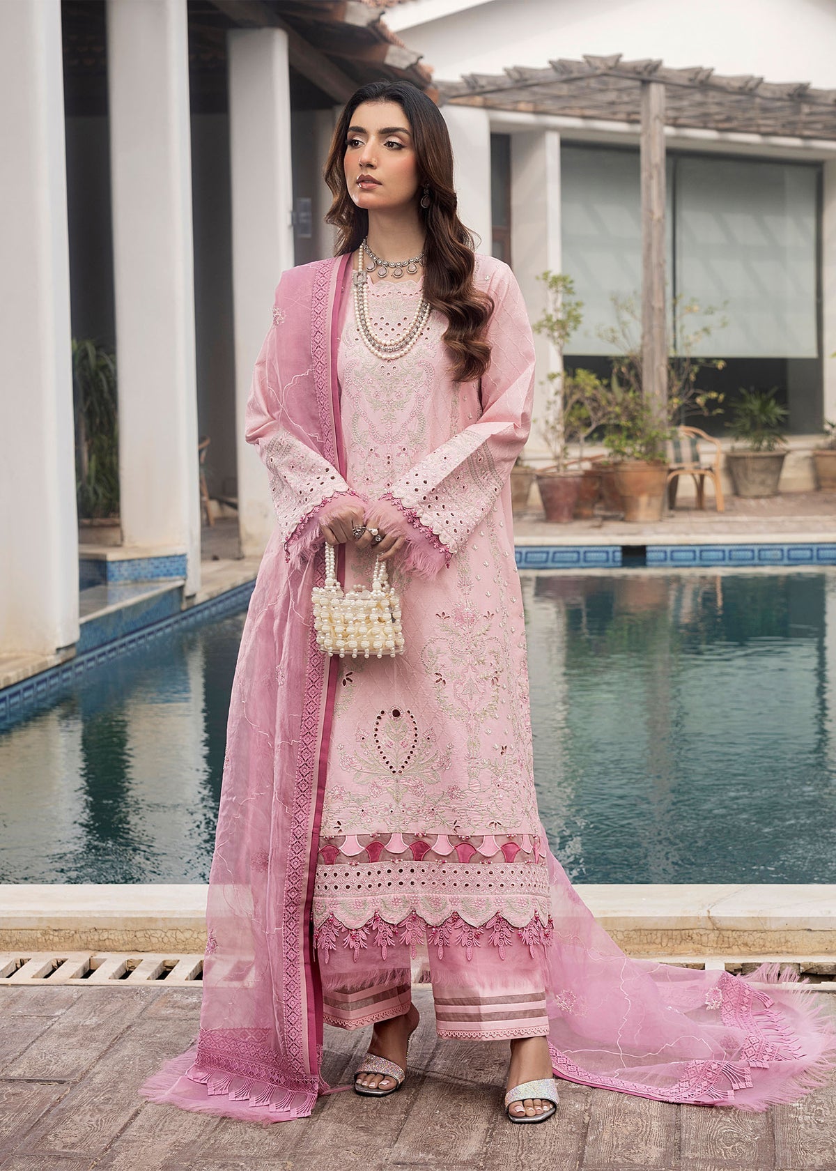 Shurooq | Luxury Lawn 25 | Blossom - Official Shurooq stockist in UK - Sakeena London