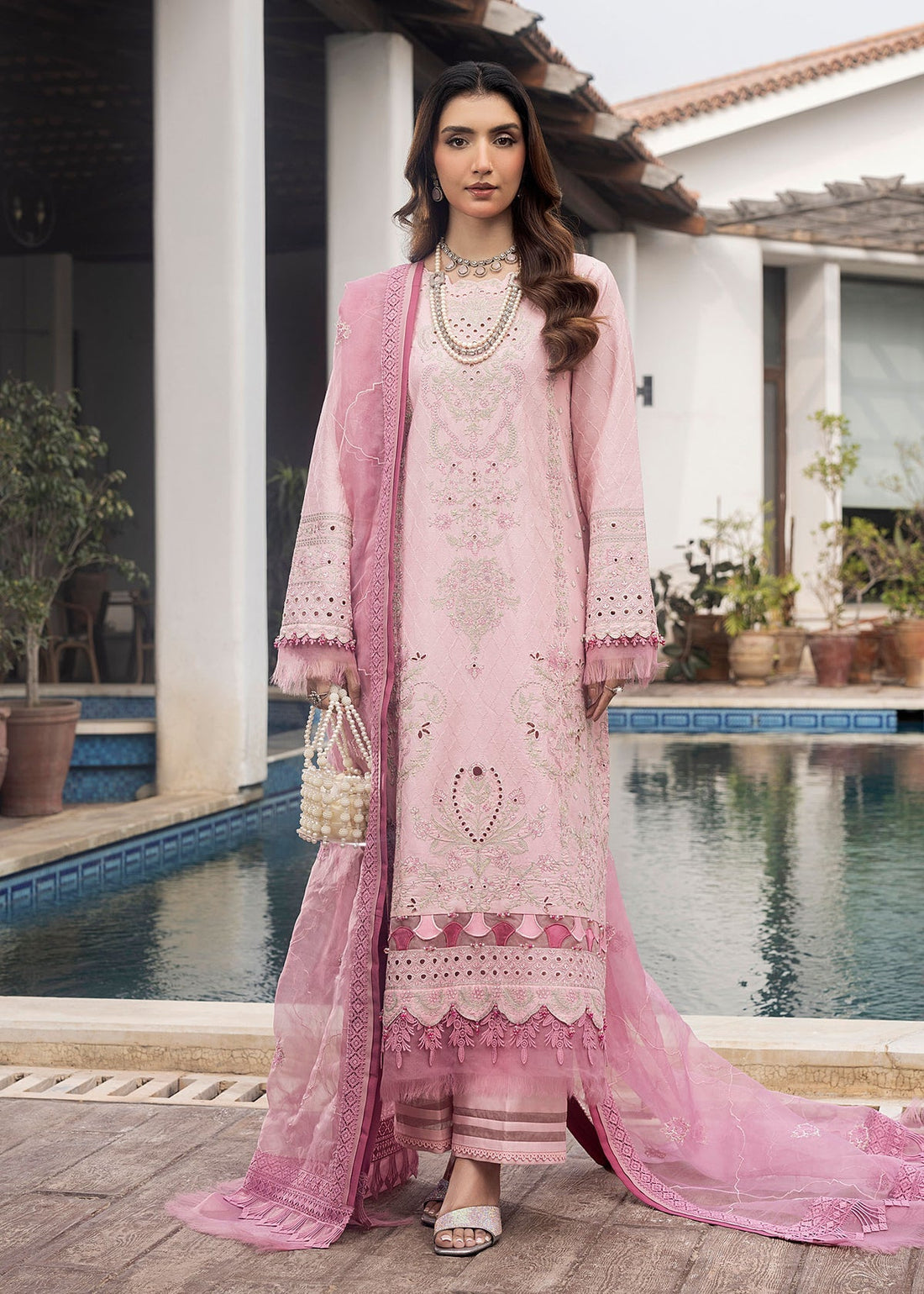 Shurooq | Luxury Lawn 25 | Blossom - Official Shurooq stockist in UK - Sakeena London