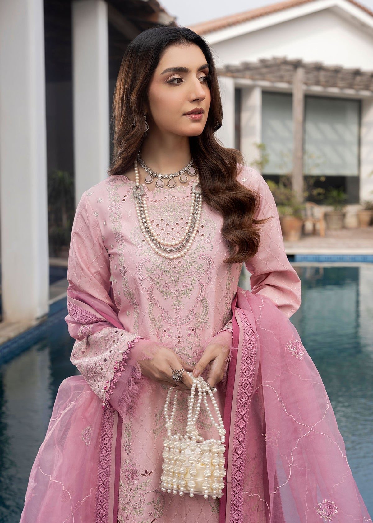 Shurooq | Luxury Lawn 25 | Blossom - Official Shurooq stockist in UK - Sakeena London