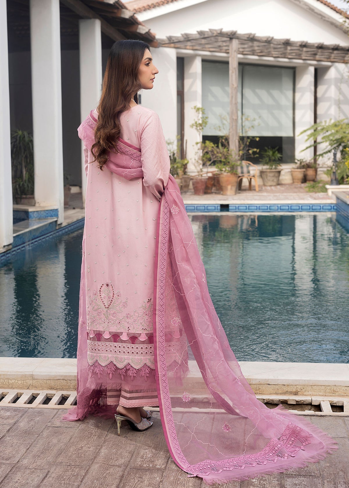 Shurooq | Luxury Lawn 25 | Blossom - Official Shurooq stockist in UK - Sakeena London