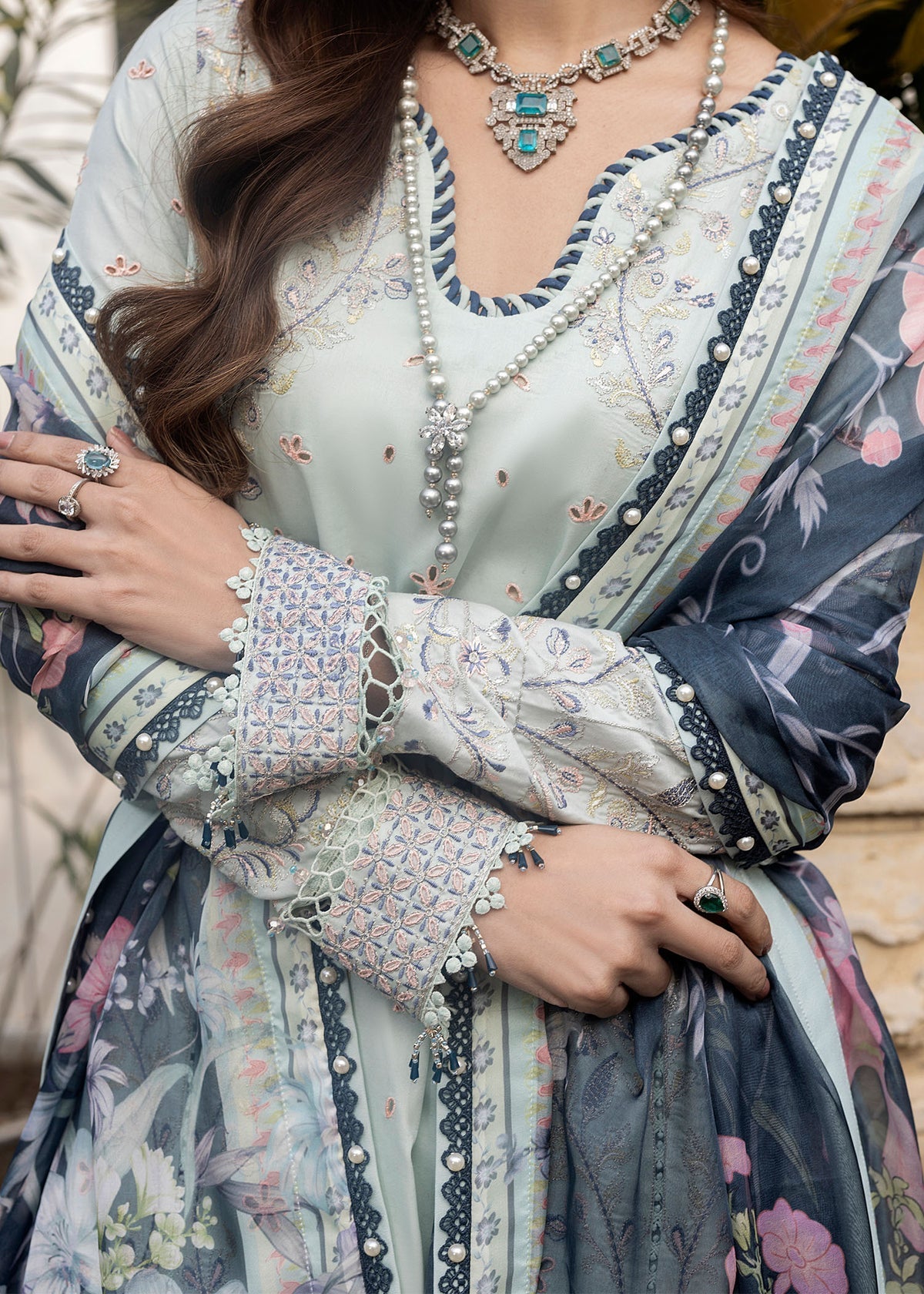 Shurooq | Luxury Lawn 25 | Evie - Official Shurooq stockist in UK - Sakeena London