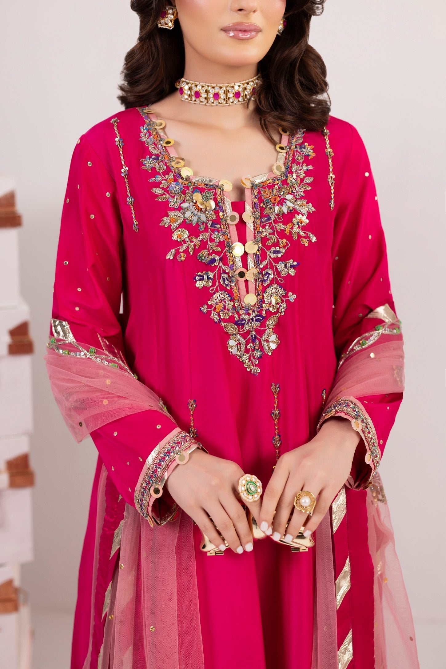 Shurooq | Echo in Bloom | Fuschia Flame