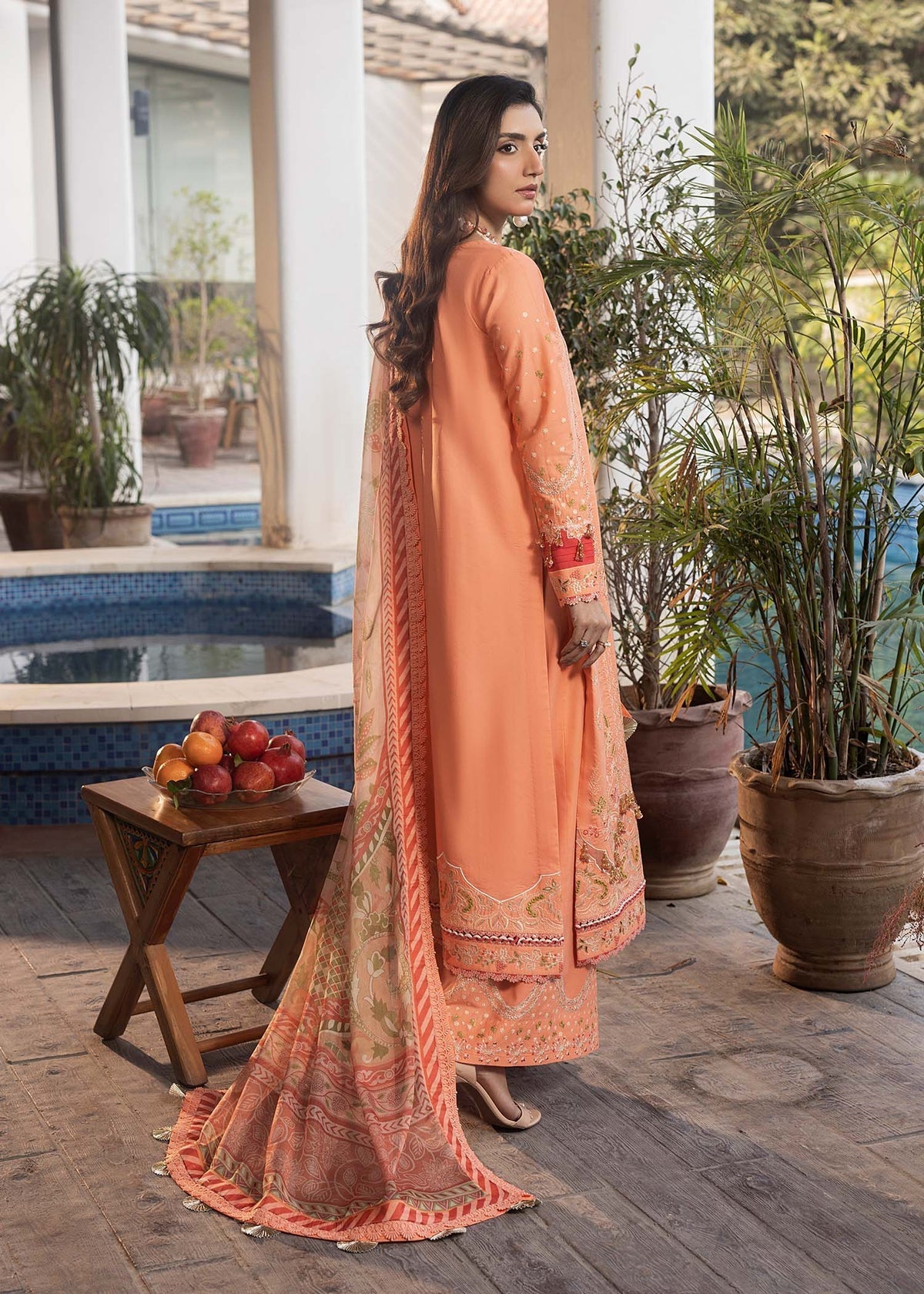 Shurooq | Luxury Lawn 25 | Zyra - Official Shurooq stockist in UK - Sakeena London